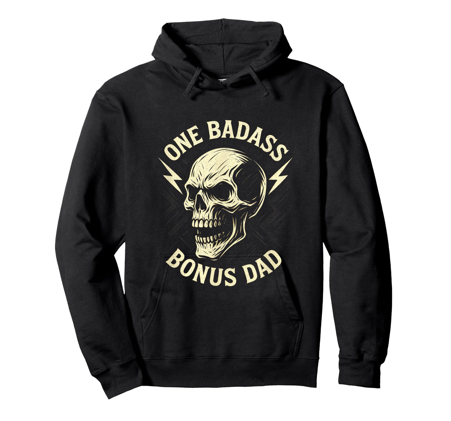 ONE Badass Bonus DAD - Vintage Skull Stepdad T-Shirt