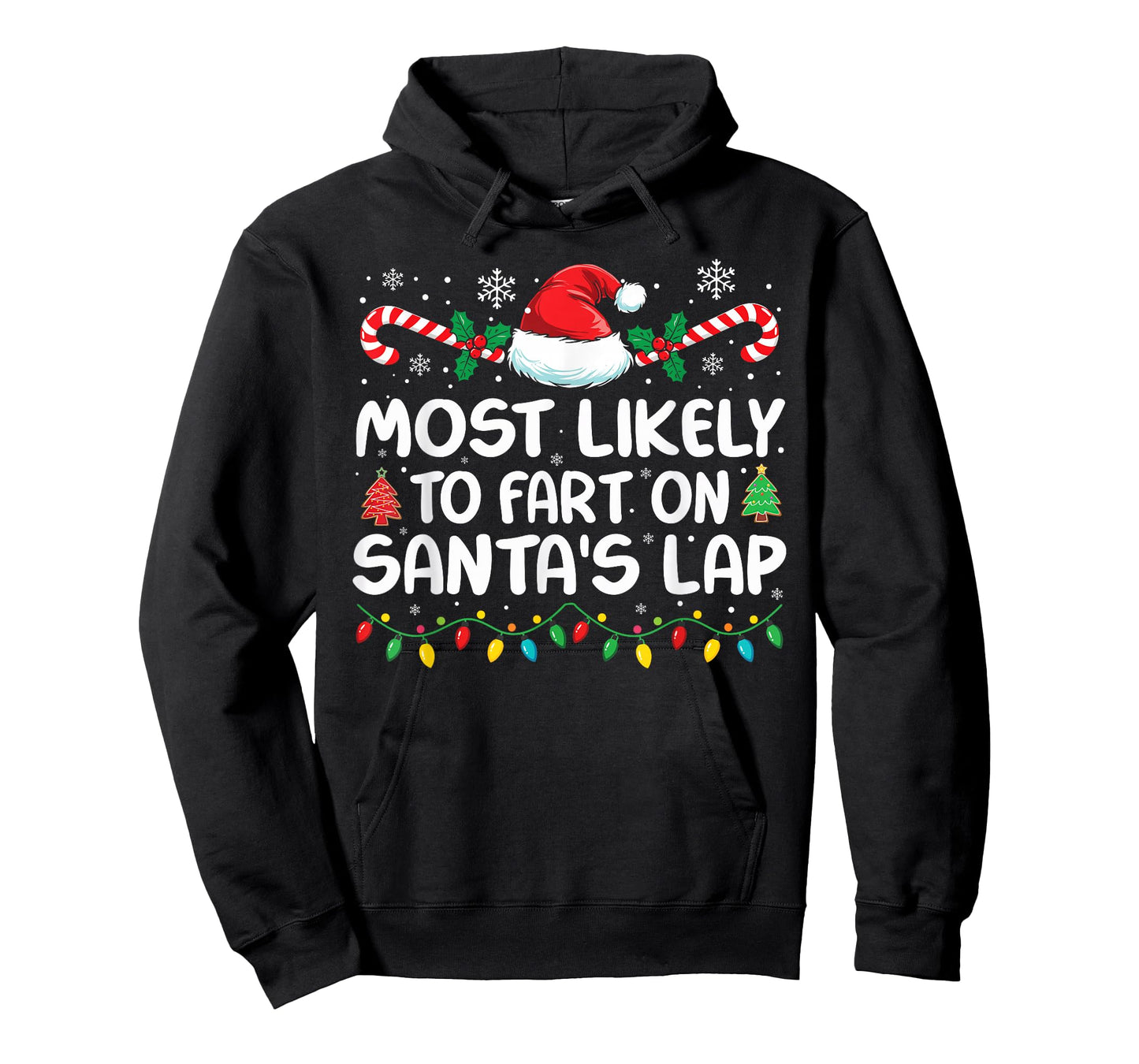 Most Likely to Fart On Santa's Lap Family Matching Christmas T-Shirt