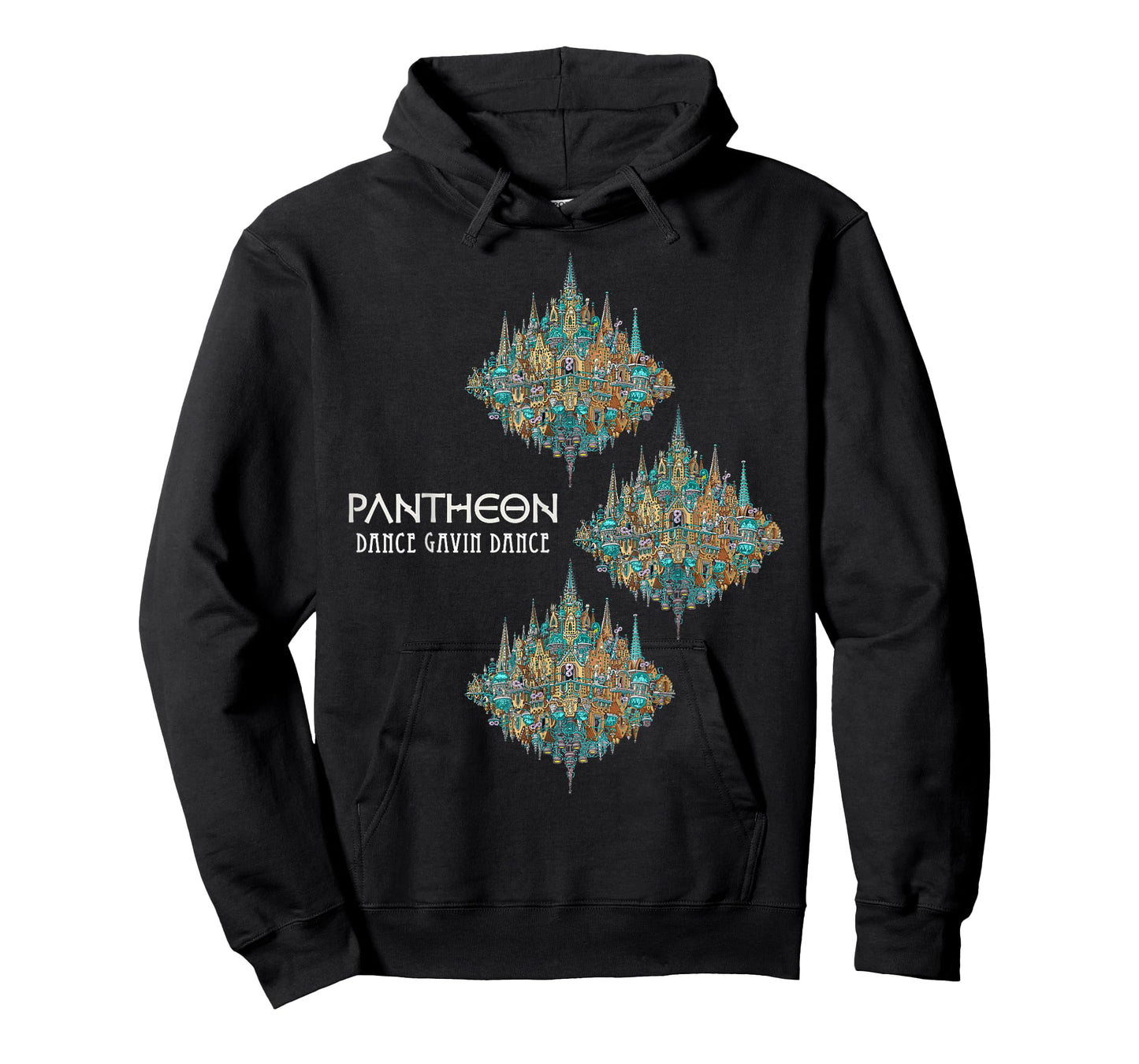 Dance Gavin Dance – Pantheon On Navy T-Shirt