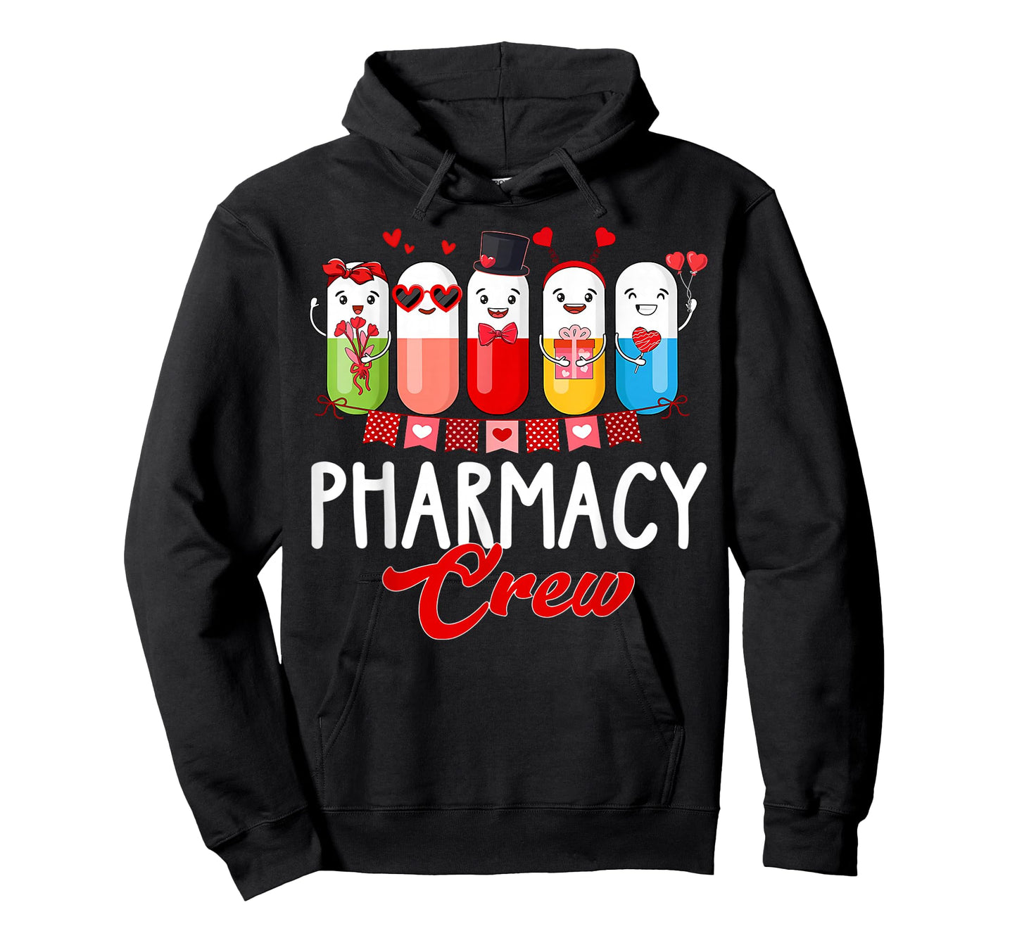 Pharmacy Crew Nurse Valentines Day Pharmacist Technician T-Shirt