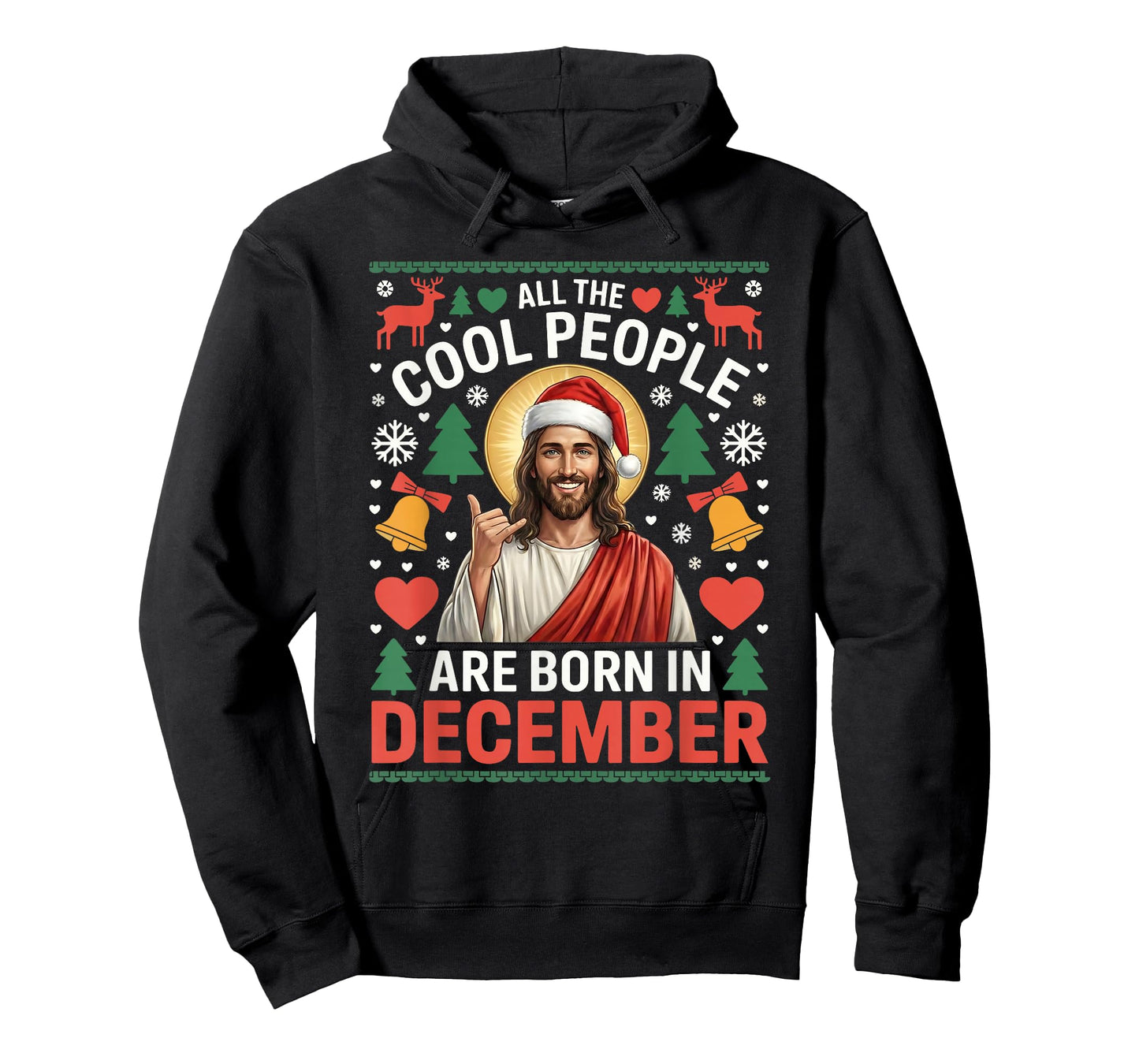 Cool People are Born in December Christian Christmas Bday T-Shirt