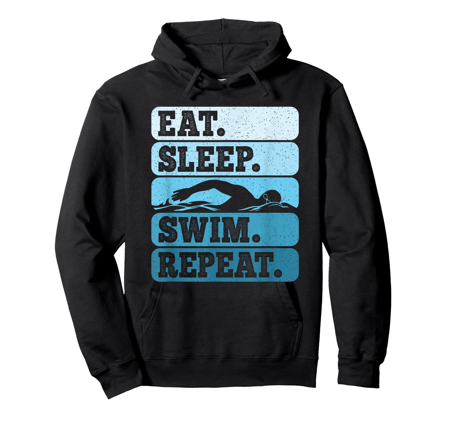 Eat Sleep Swim Vintage Swimming Lover Swimmer Men Women T-Shirt