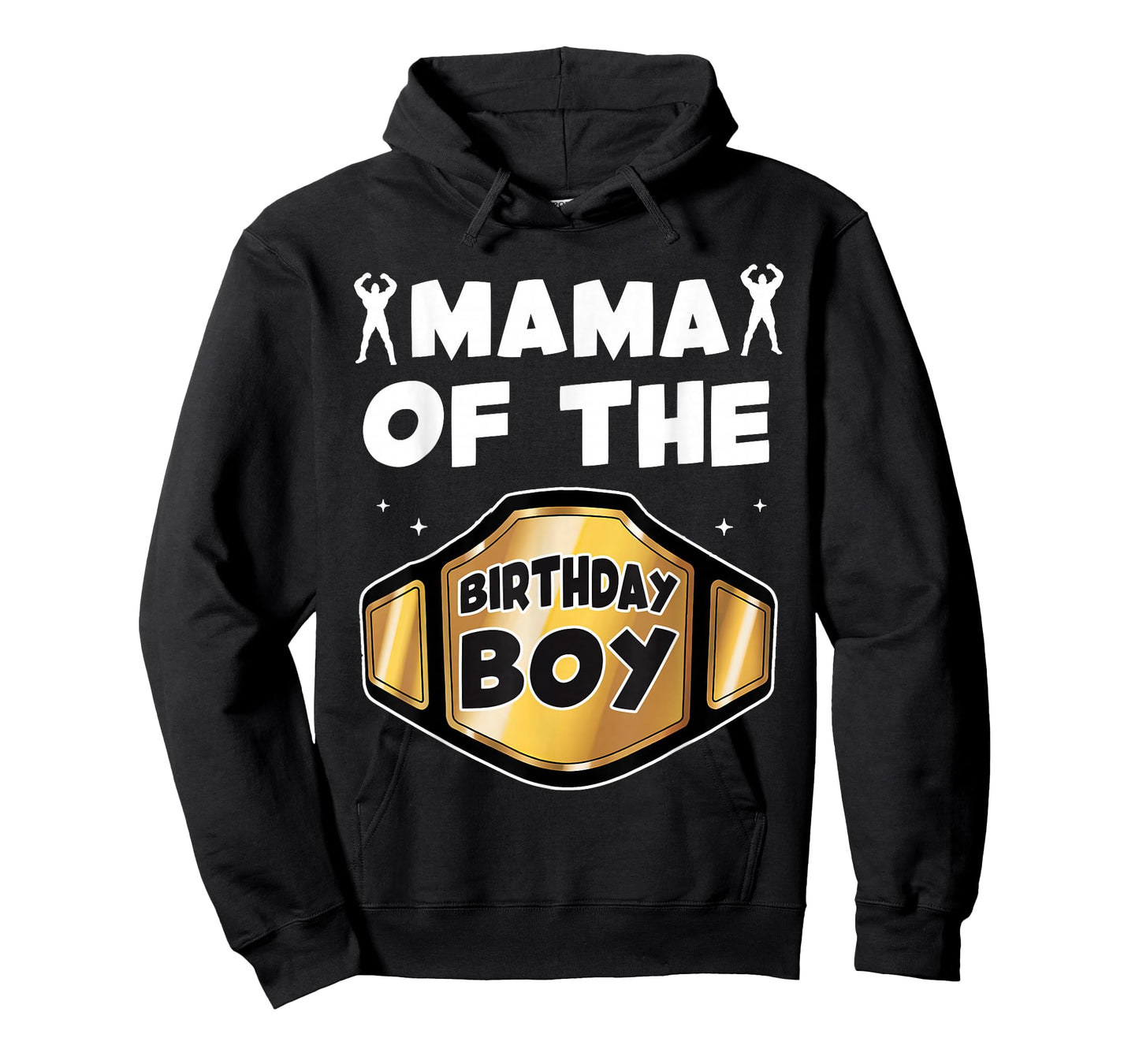 Mama of The Birthday Boy Wrestling Belt Birthday Kids Boys T-Shirt