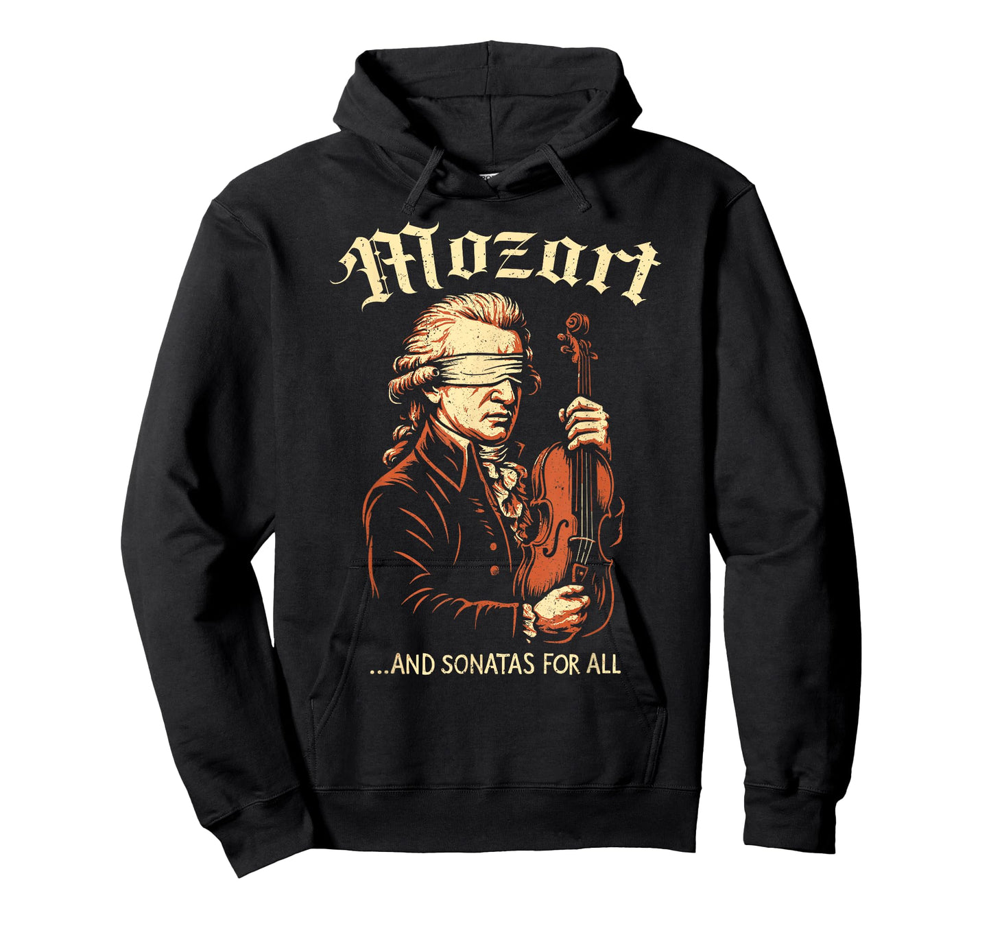 Wolfgang Amadeus Mozart Album Logo, Classical Music Composer T-Shirt
