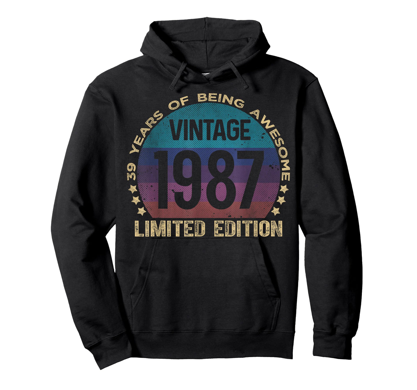 39 Year Old Gifts Vintage 1987 Limited Edition 39th Birthday T-Shirt
