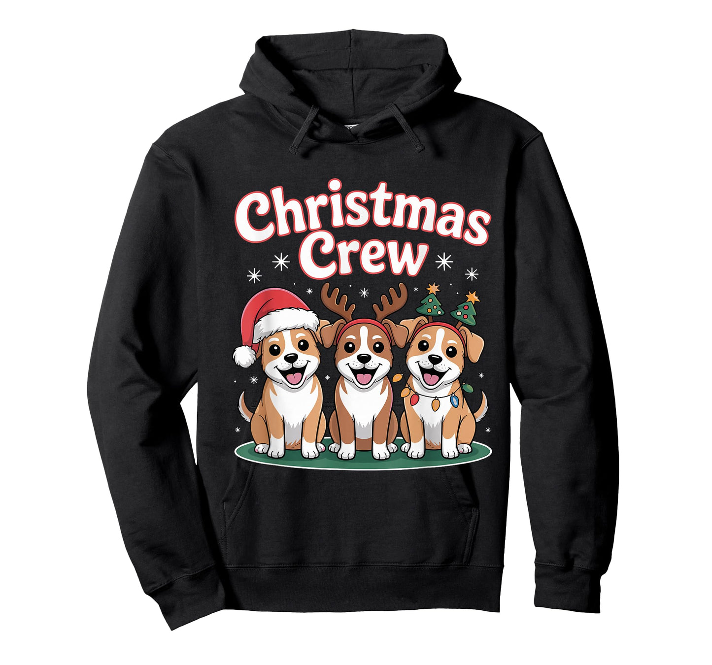 Christmas Crew Xmas Puppy Dog Breed Funny Christmas Pitsky T-Shirt