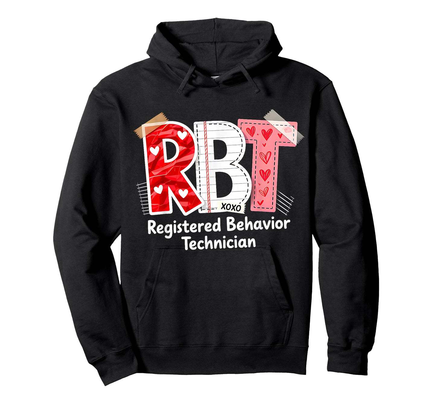 RBT Registered Behavior Technician Valentines ABA Therapist T-Shirt