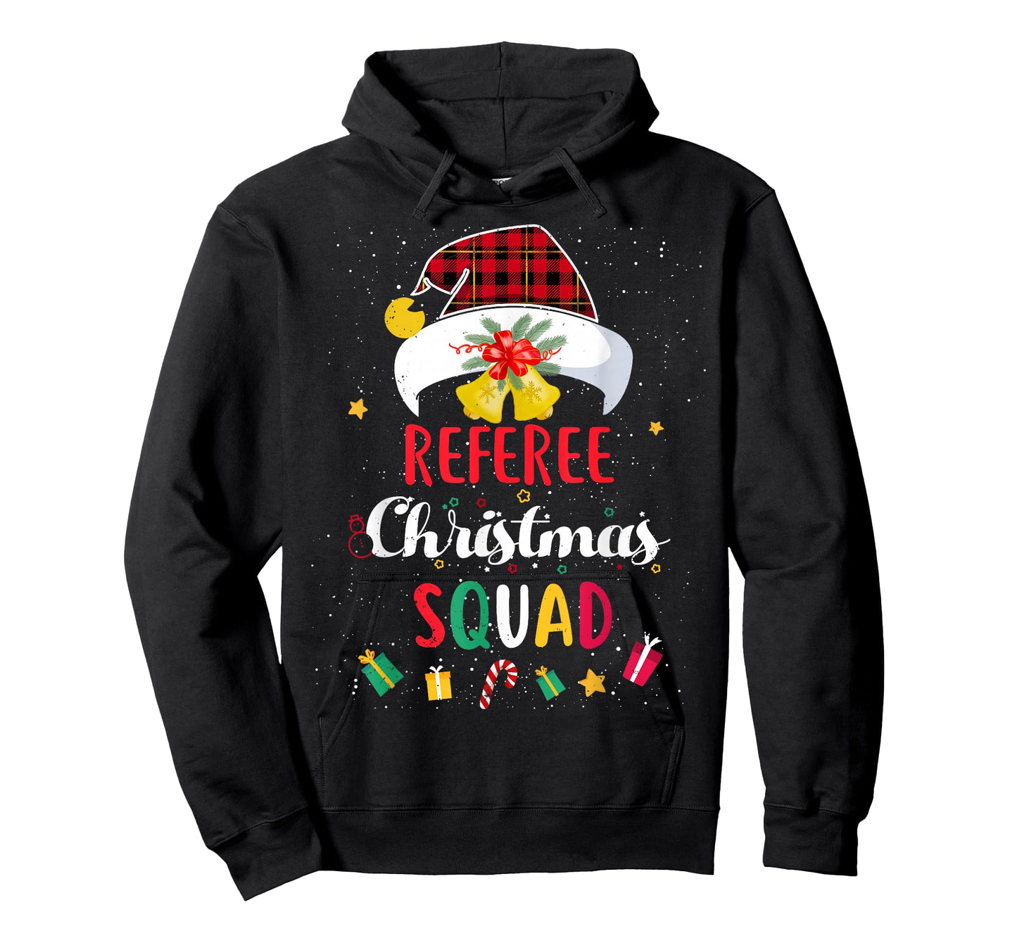 Referee Christmas Squad Santa Hat Umpire Match T-Shirt