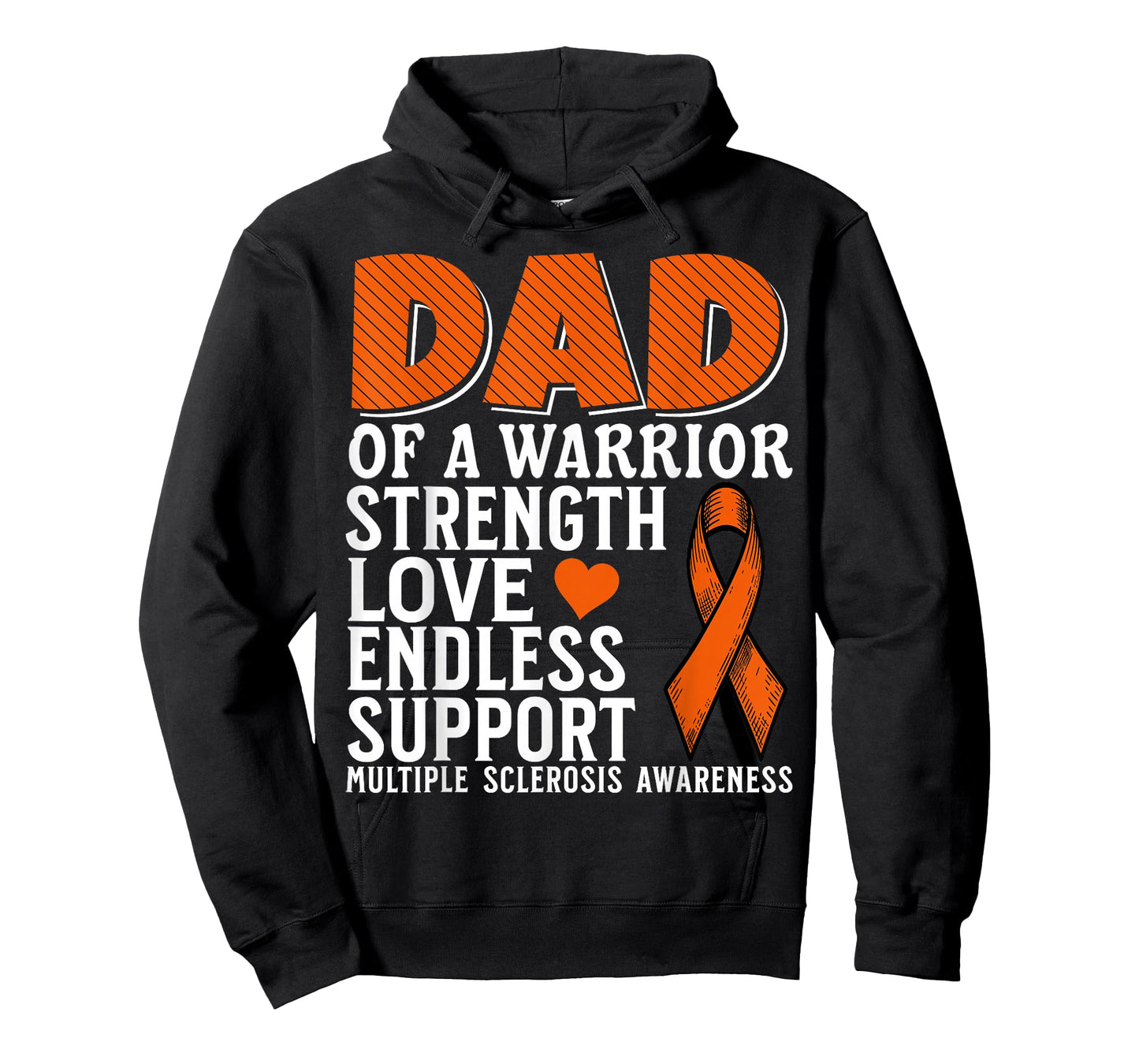 Dad of a Warrior Multiple Sclerosis Awareness MS Awareness T-Shirt