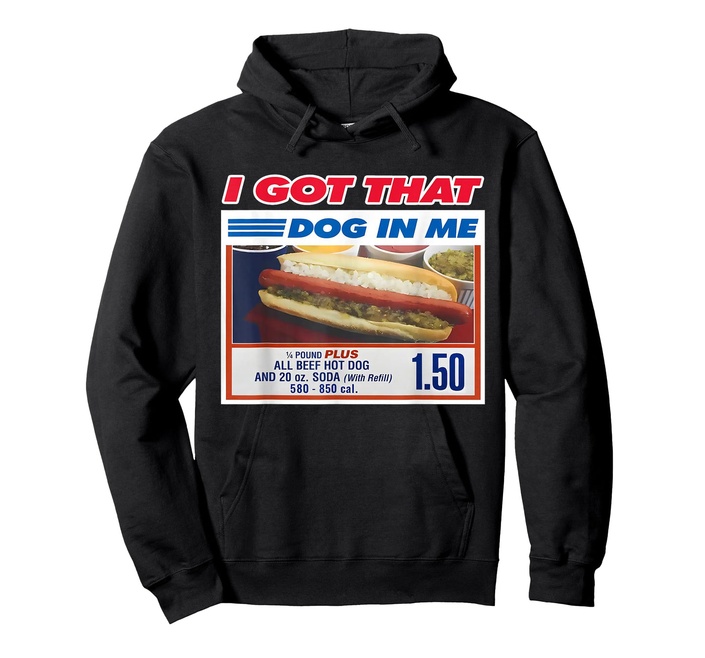 Funny I Got That Dog in Me Funny Hotdog Christmas Meme T-Shirt