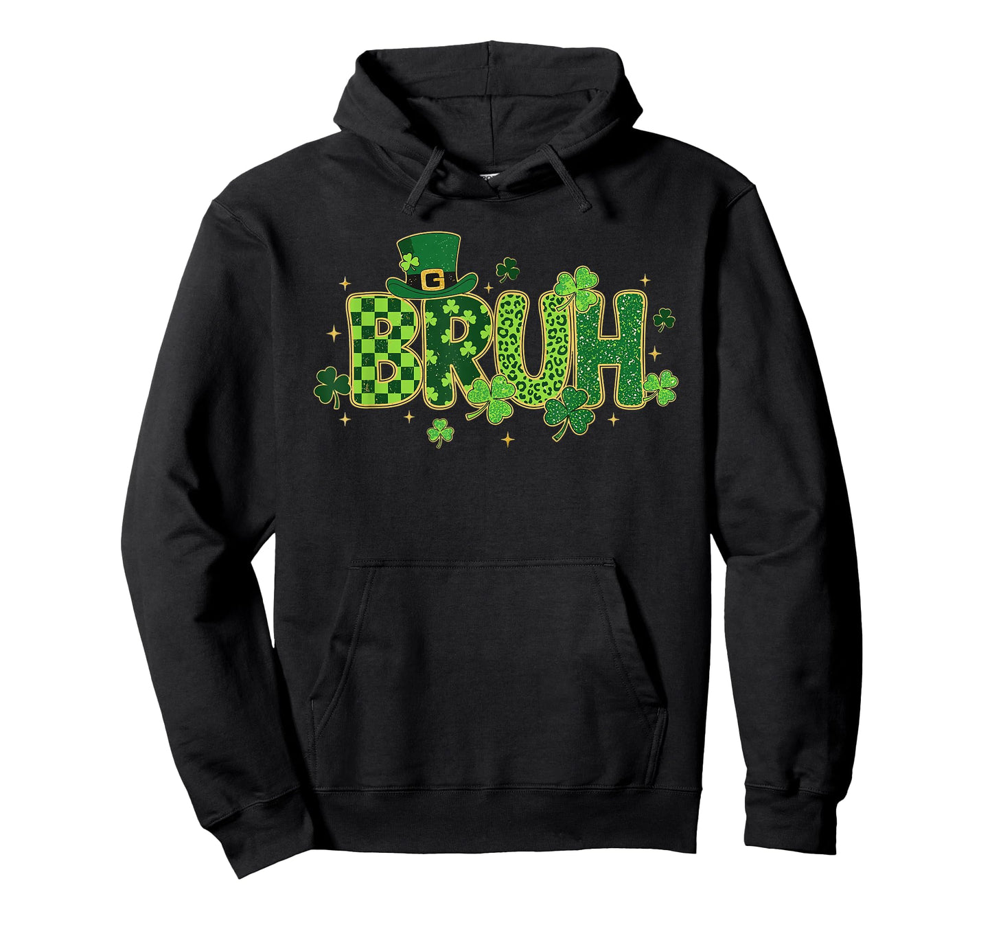 Bruh St Patricks Day Teens Boys Kids Funny Saint Pattys T-Shirt