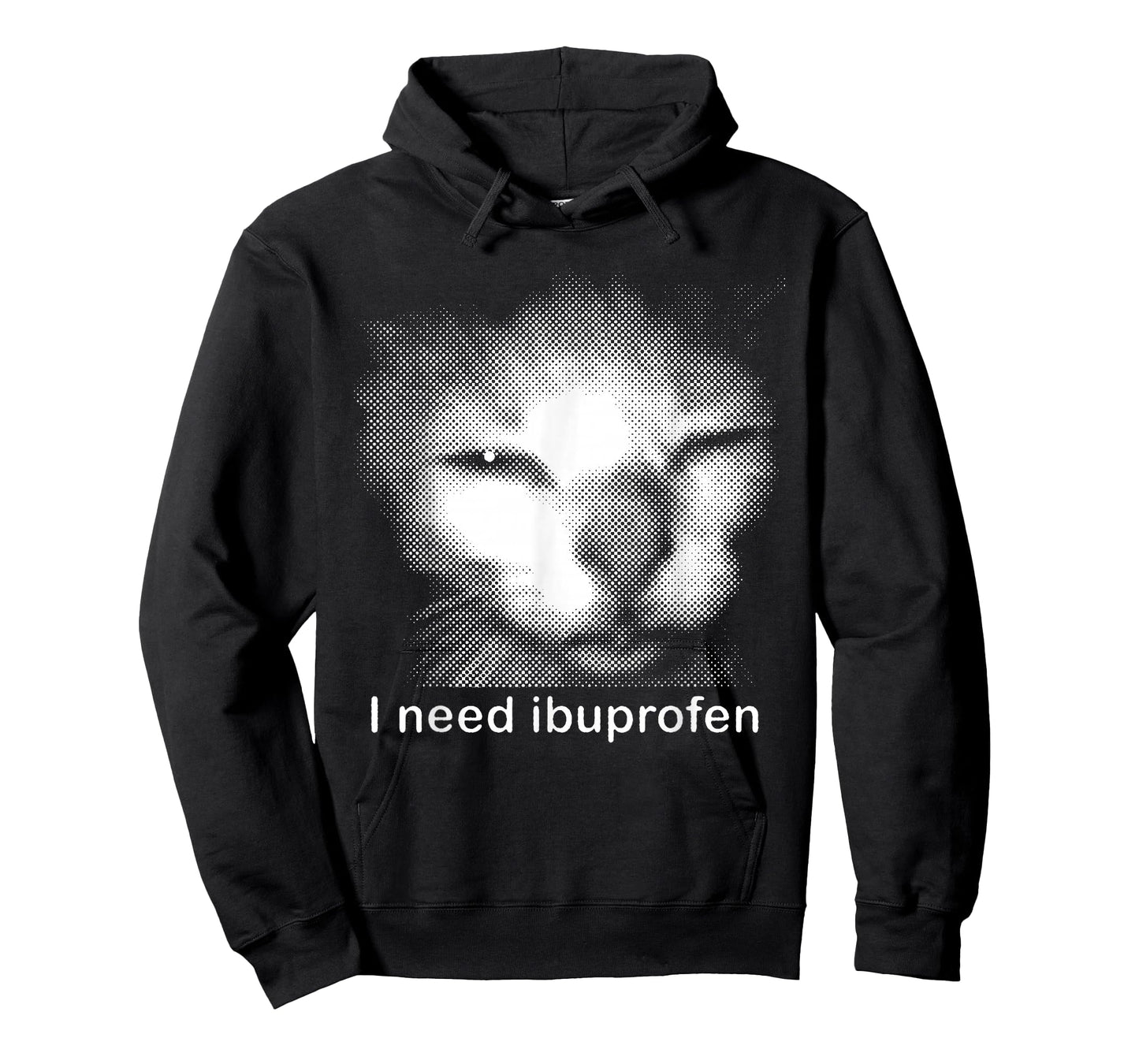 I Need Ibuprofen Cat Meme Funny Silly Cat Ironic Weird T-Shirt