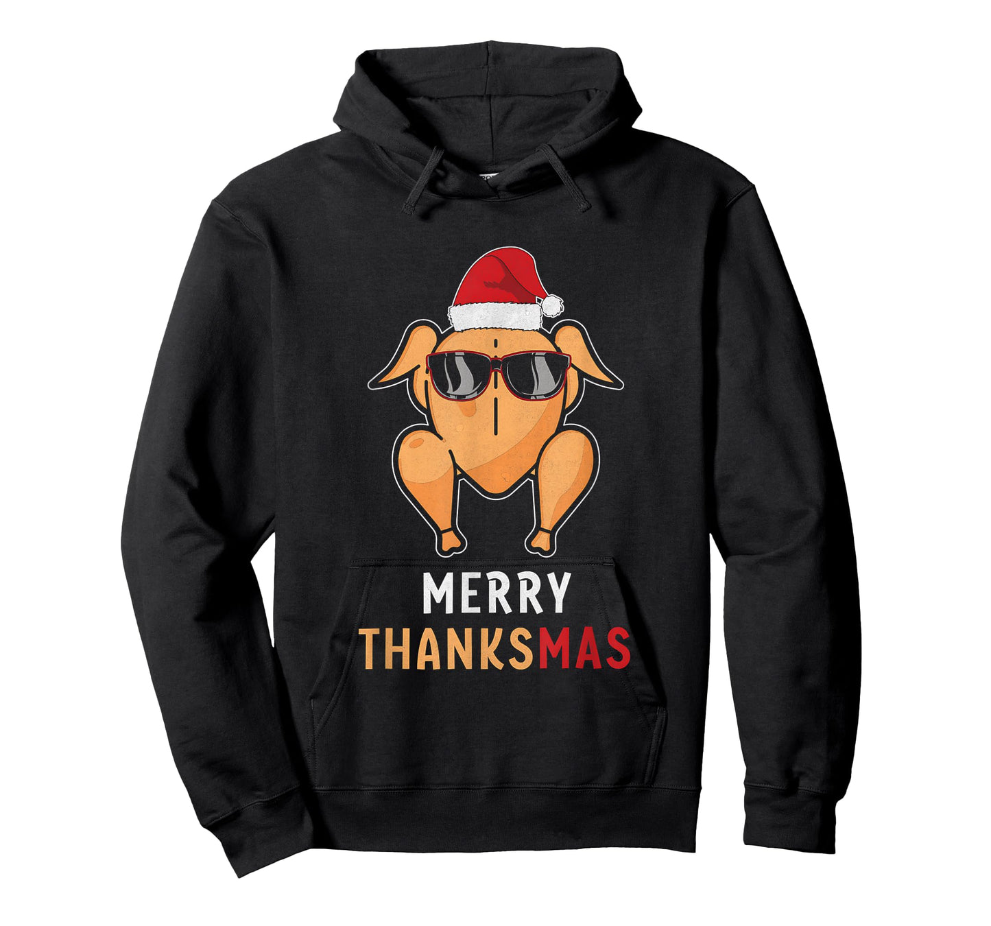 Merry Thanksmas Funny Turkey Christmas Thanksgiving Xmas T-Shirt