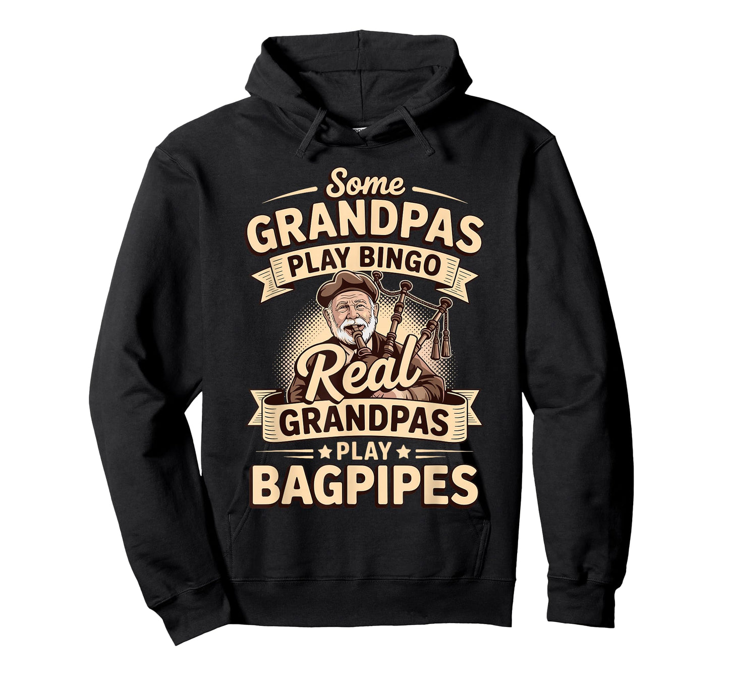 Bagpipe Art for Grandpa Men Bagpipe Player Bagpiper Bagpipe T-Shirt