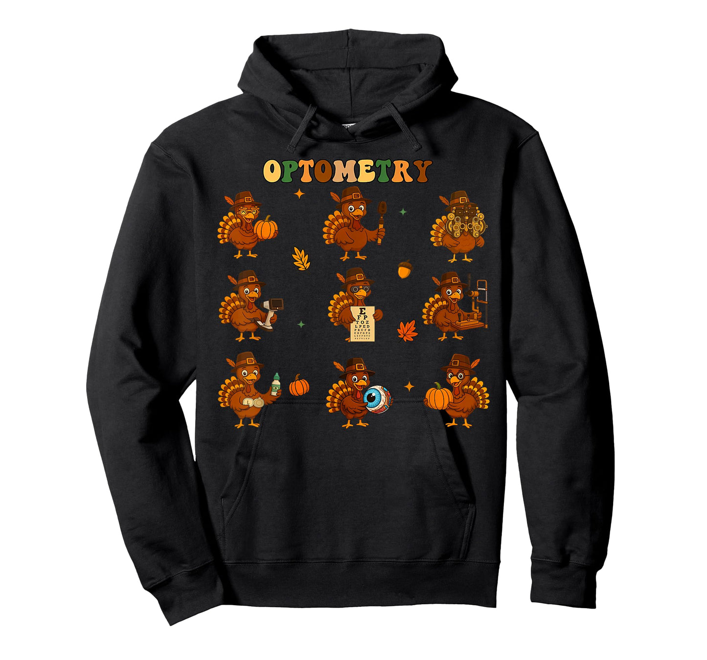 Optometry Turkey Sight Squad Thanksgiving Optometrist Eye Dr T-Shirt