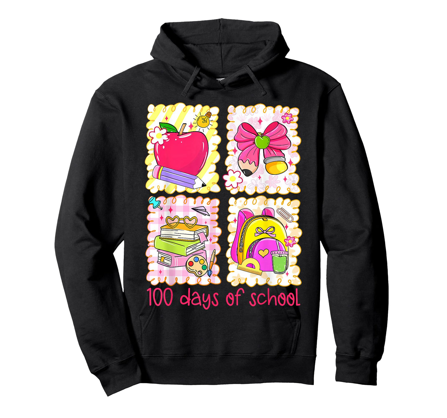 Preppy 100th Day 100 Days of School Teacher Girl Women T-Shirt