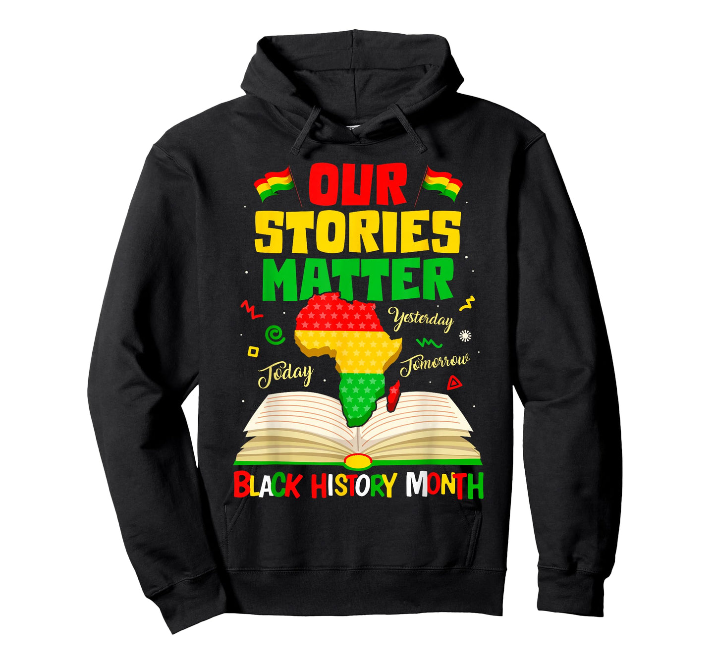 Black History Month Our Stories Matter Inspirational Saying T-Shirt