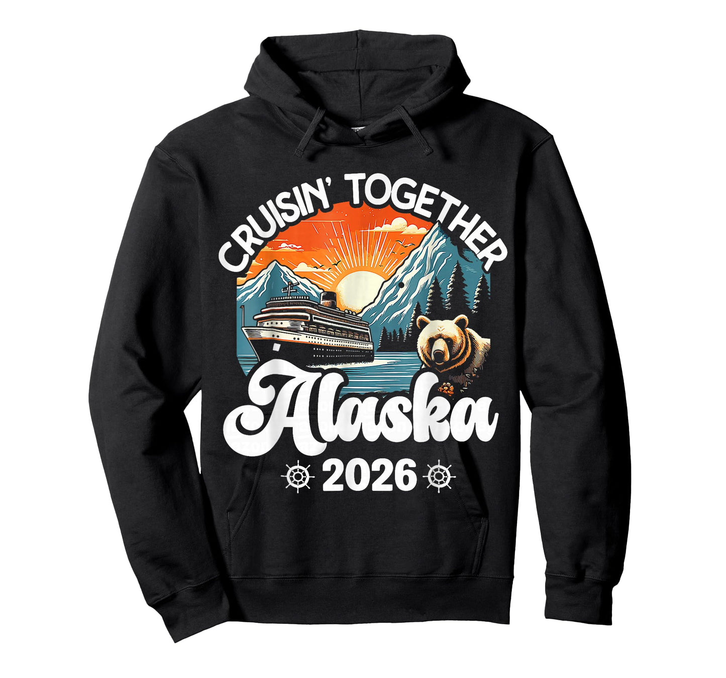 Cruisin Together Matching Family Friends Alaska Cruise 2026 T-Shirt