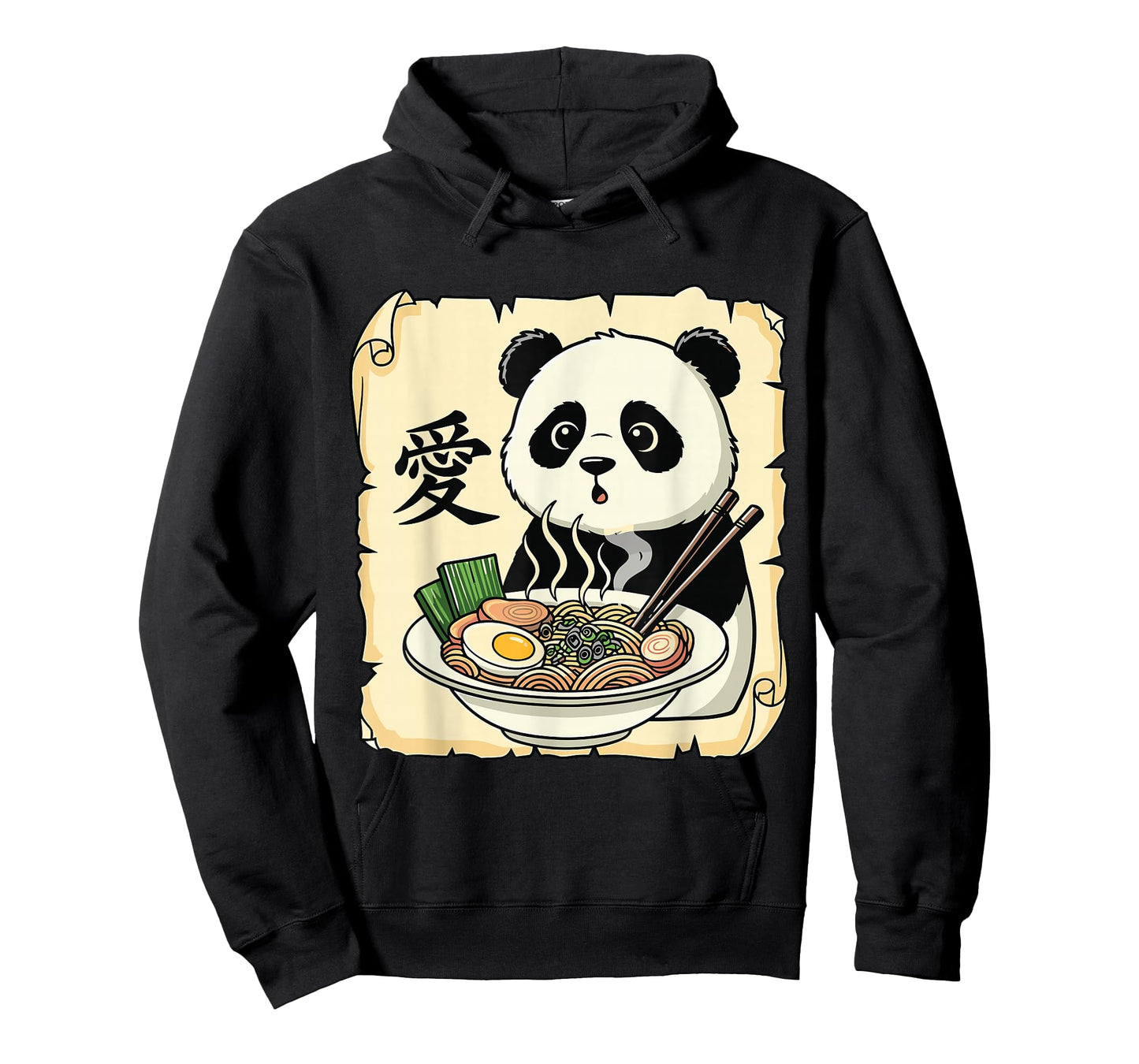 Funny Panda Ramen Kawaii Anime Japanese Graphic Women Men T-Shirt