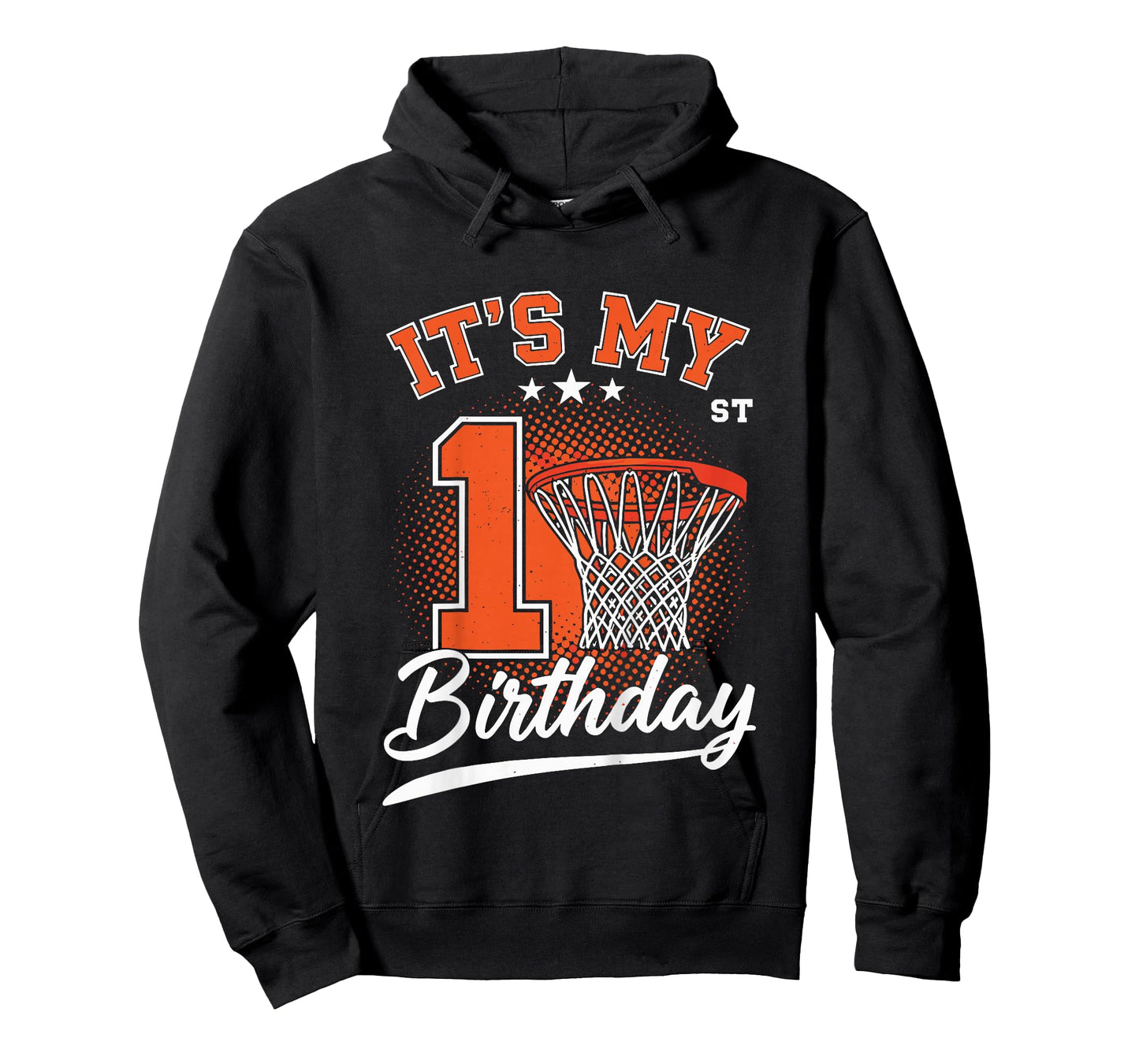 Its My 1st Birthday Shirt for Boys, 1 Year Old Basketball T-Shirt