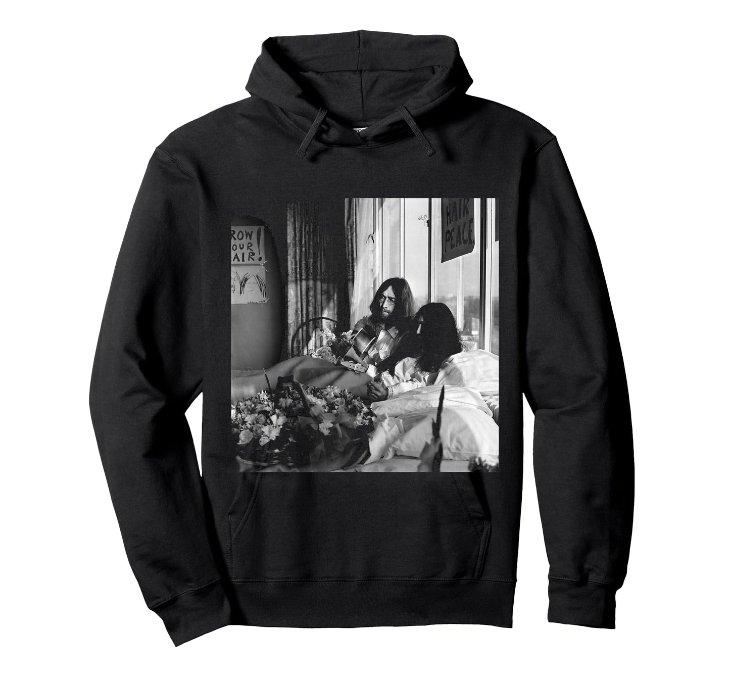 John Lennon The Beatles Yoko ONO Anti-War Bed-in 1969 T-Shirt