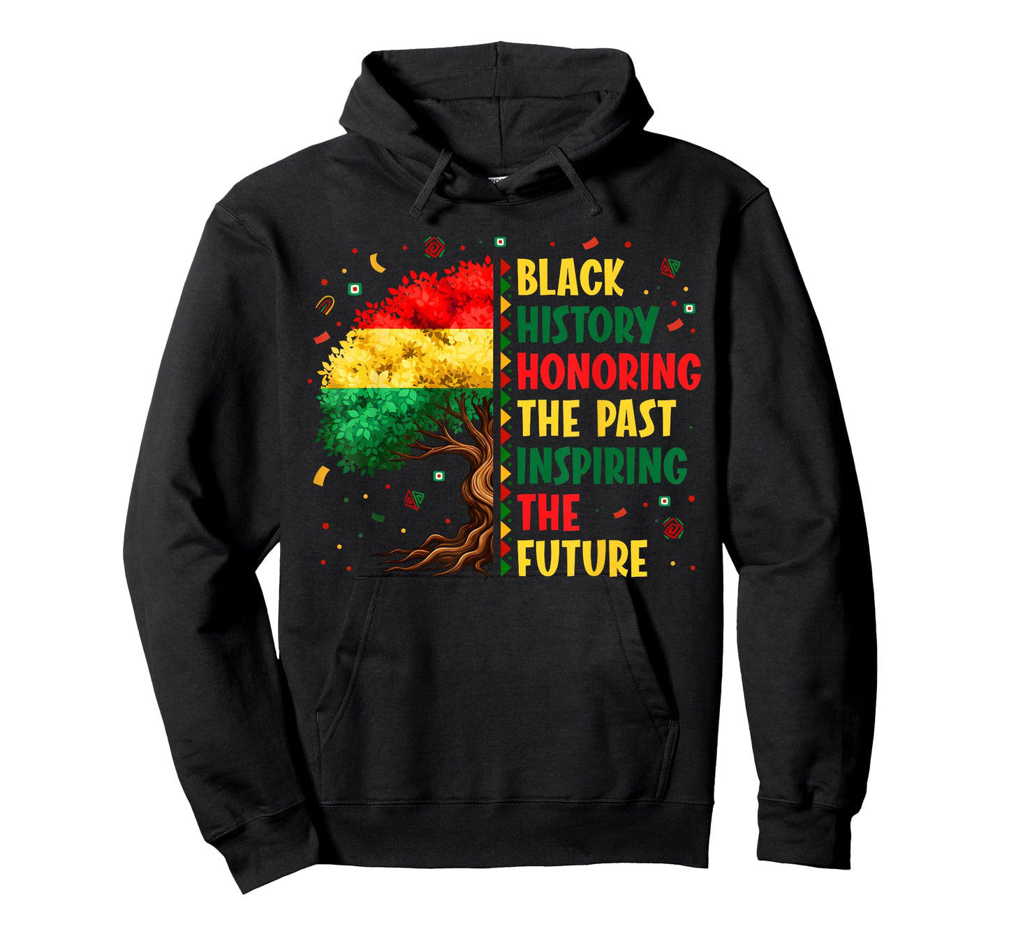 Black History Honoring Past Inspiring Future Men Women Kid T-Shirt