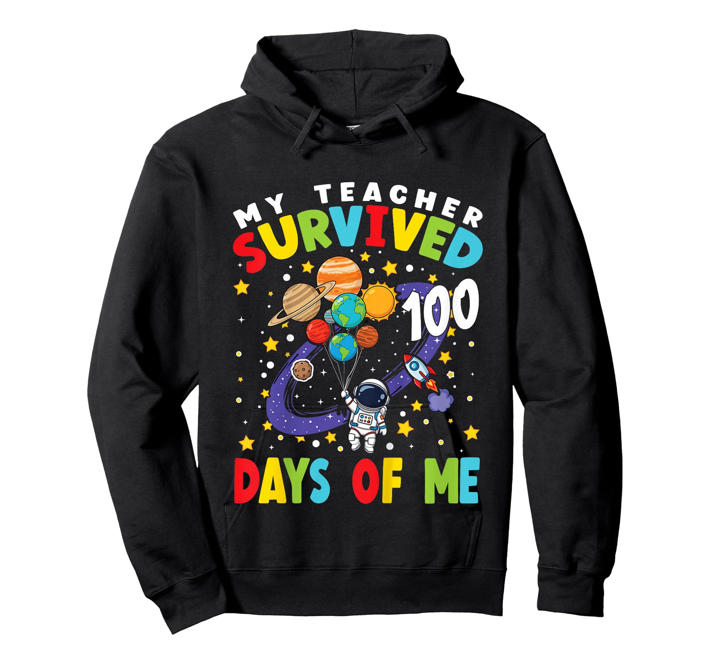 Kids 100th Day of School My Teacher Survived 100 Days of Me Boys T-Shirt