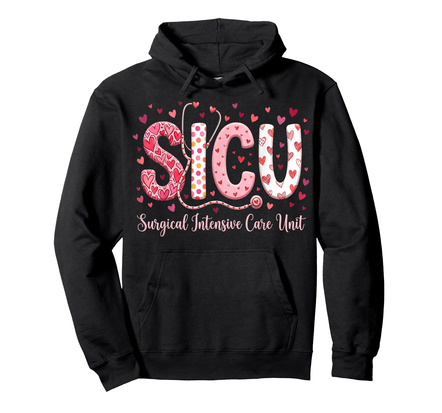 Heart Surgical Intensive Care Unit Valentines SICU Nurse T-Shirt