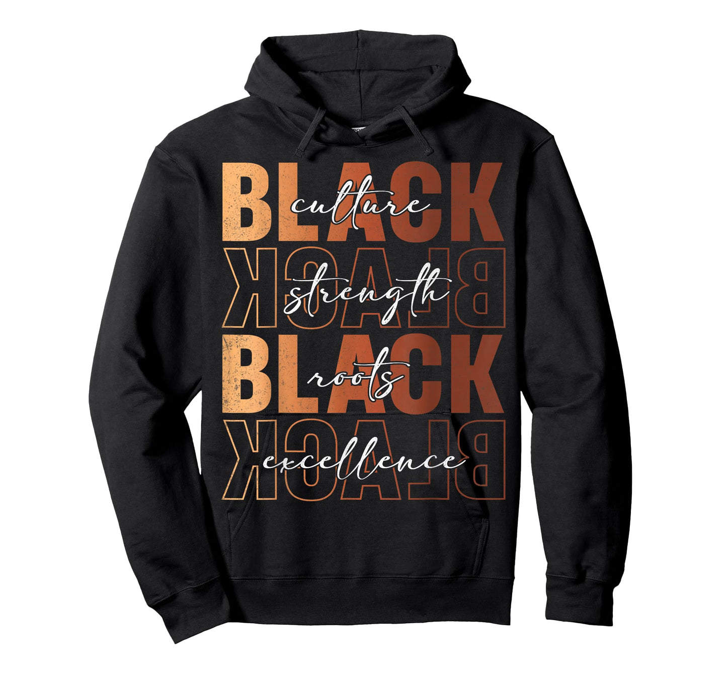 Black Culture Strength Roots Excellence Black History Month T-Shirt