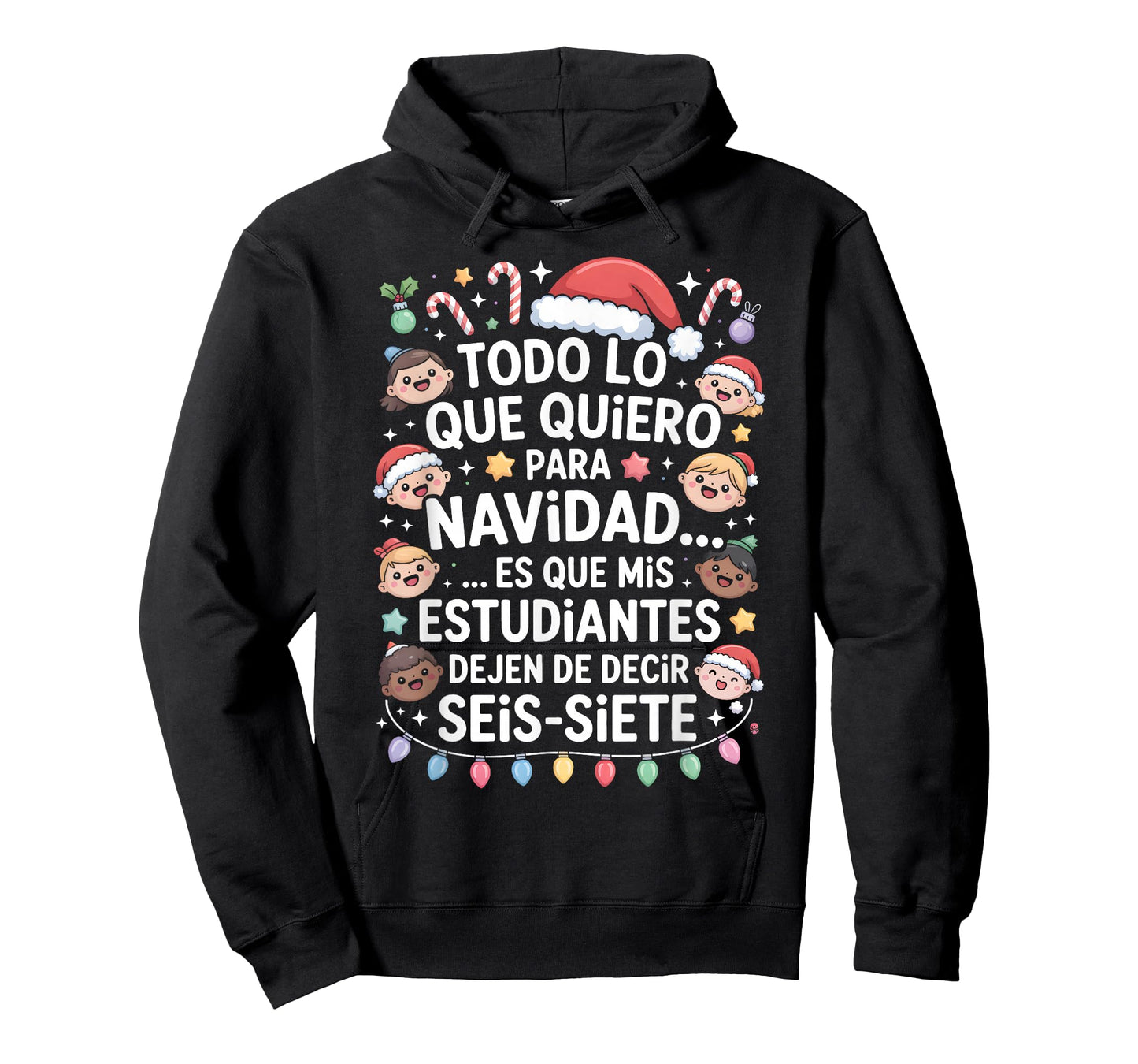 67 Six Seven Spanish Teacher Christmas SEIS Siete Brainrot T-Shirt