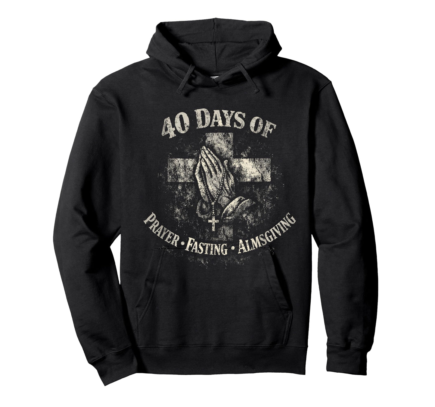 Lent 40 Days Prayer Fasting Almsgiving T-Shirt