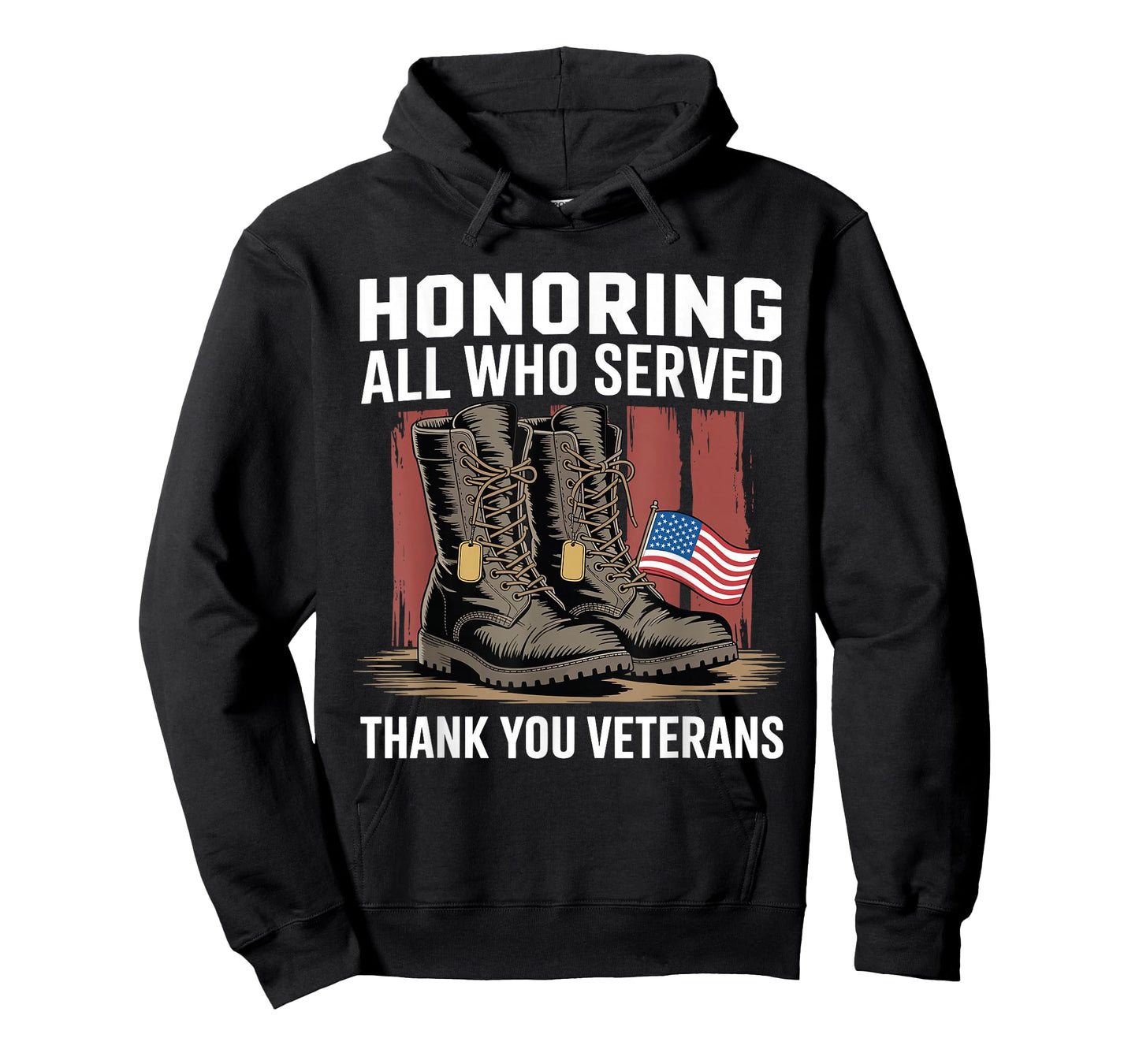 Honoring All Who Served Thank You Veterans Day US Patriotic T-Shirt
