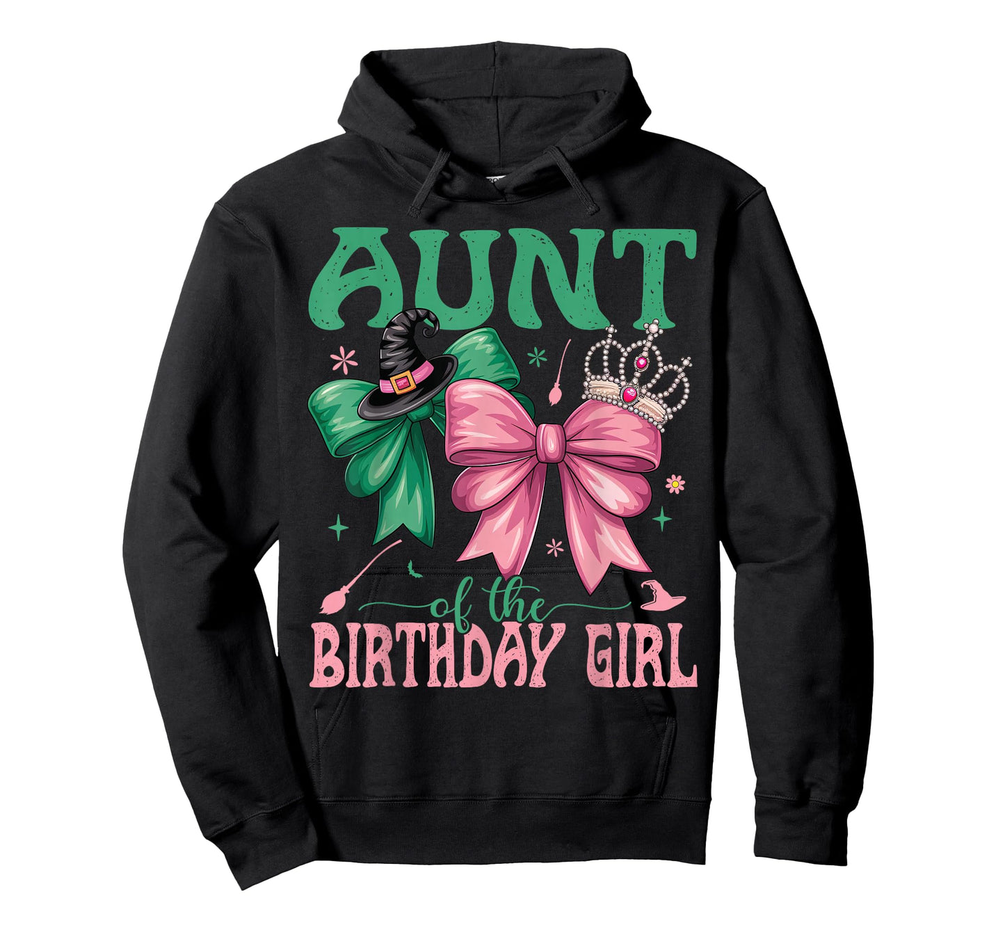 Aunt of The Birthday Girl Matching Witch Family Bday Part T-Shirt