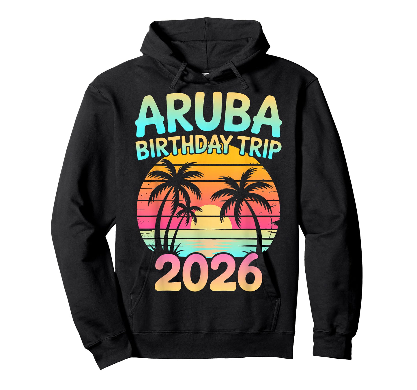 Aruba Birthday Trip 2026 Caribbean Beach Sunset T-Shirt