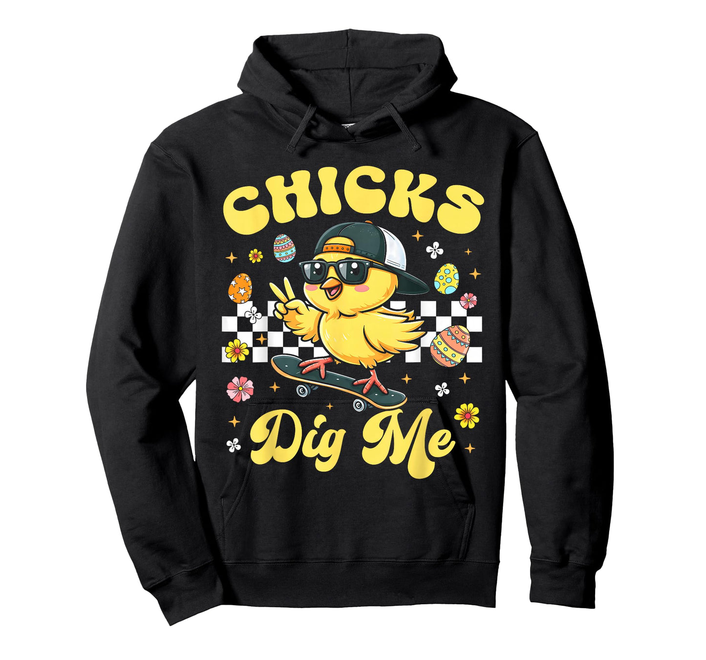 Chicks Dig Me Easter Toddler Boys Men Happy Easter Funny T-Shirt