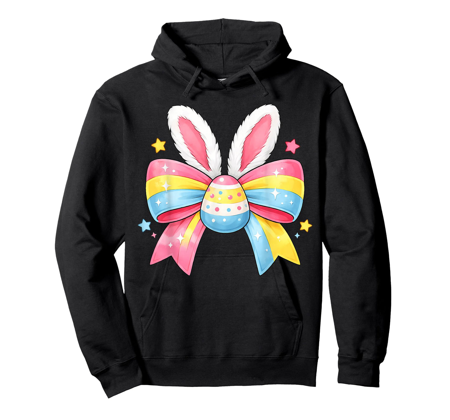 Girls Easter Cute Coquette Bow Egg Easter Kids Girls Women T-Shirt