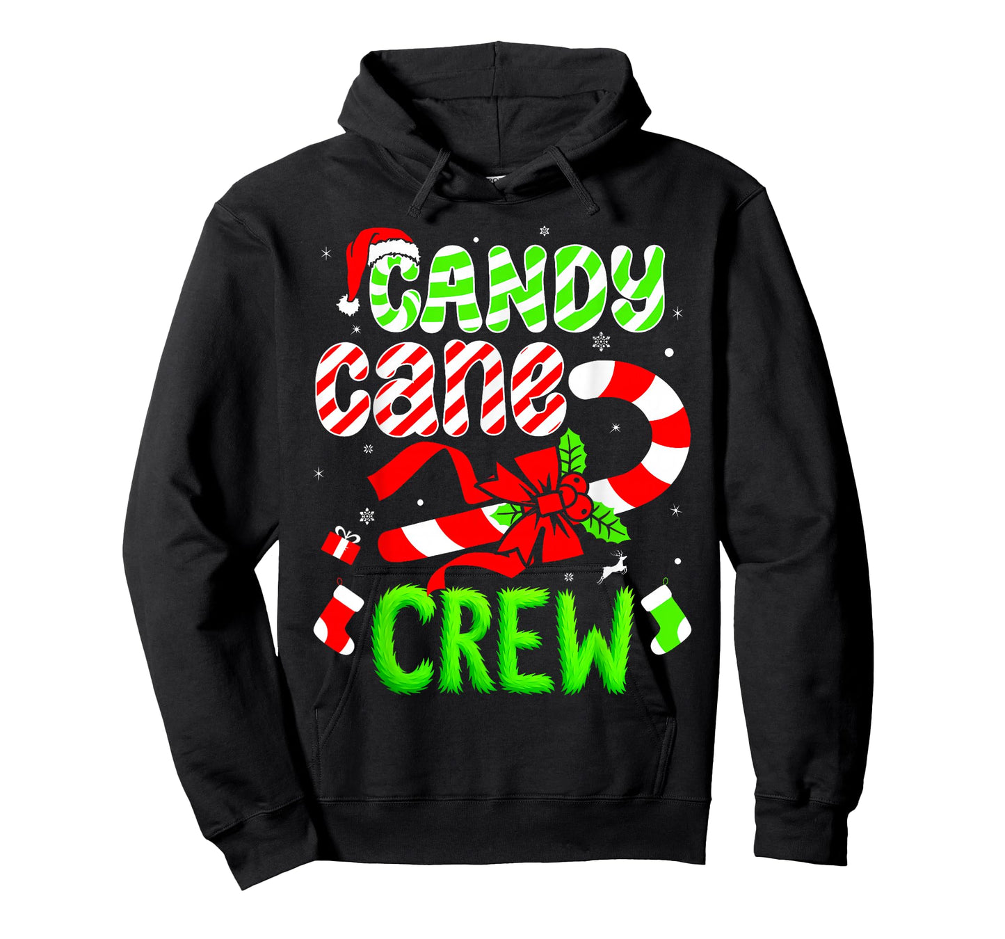 Candy Cane Crew Adult Men Women Kids Christmas T-Shirt