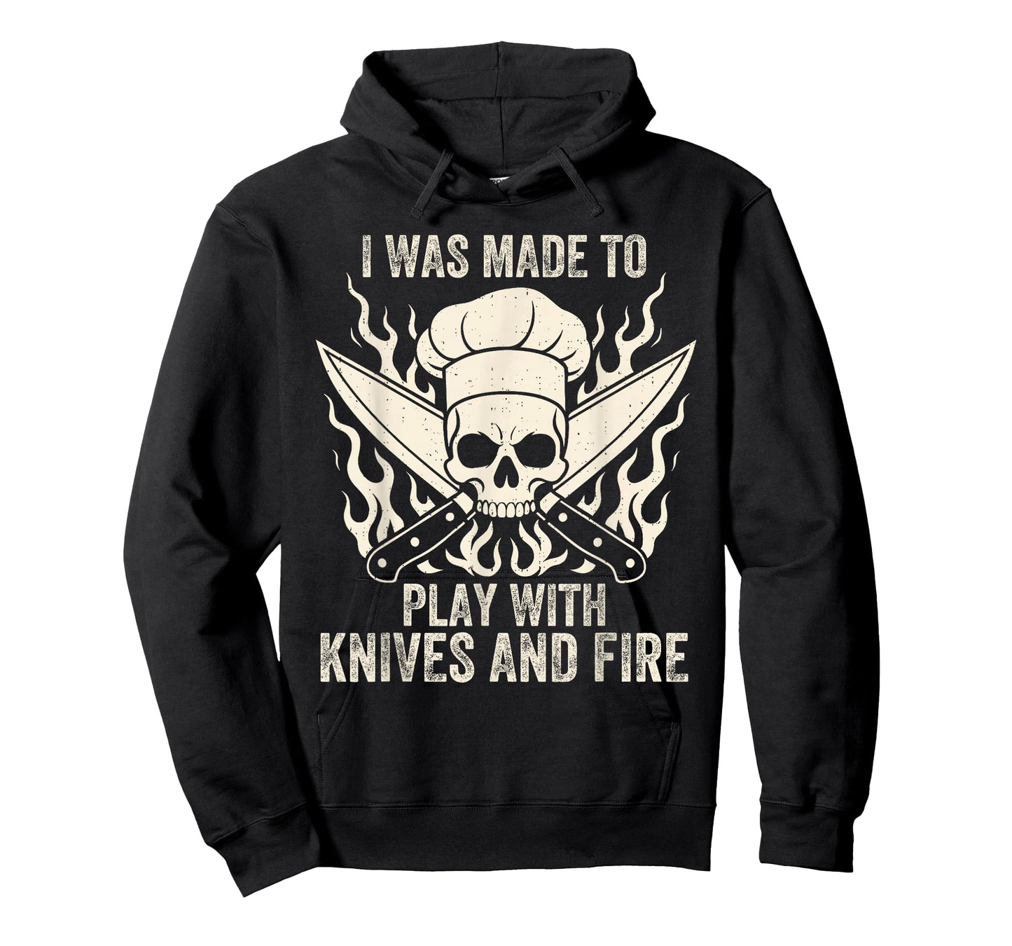 Funny I was Made to Play with Knives and Fire Culinary Chef T-Shirt