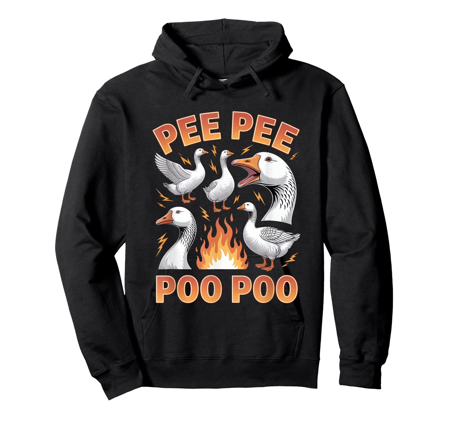 Pee Pee Poo Poo Goose Meme Unwearable Aduld Humor T-Shirt