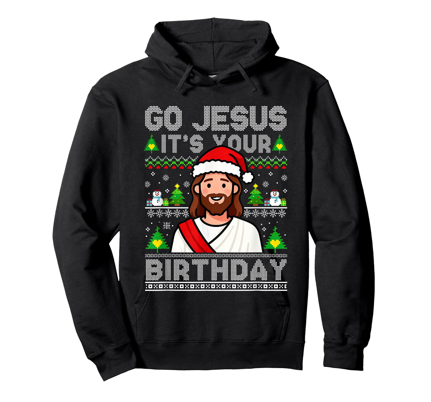 Go Jesus It's Your Birthday Ugly Christmas Sweater Christian T-Shirt