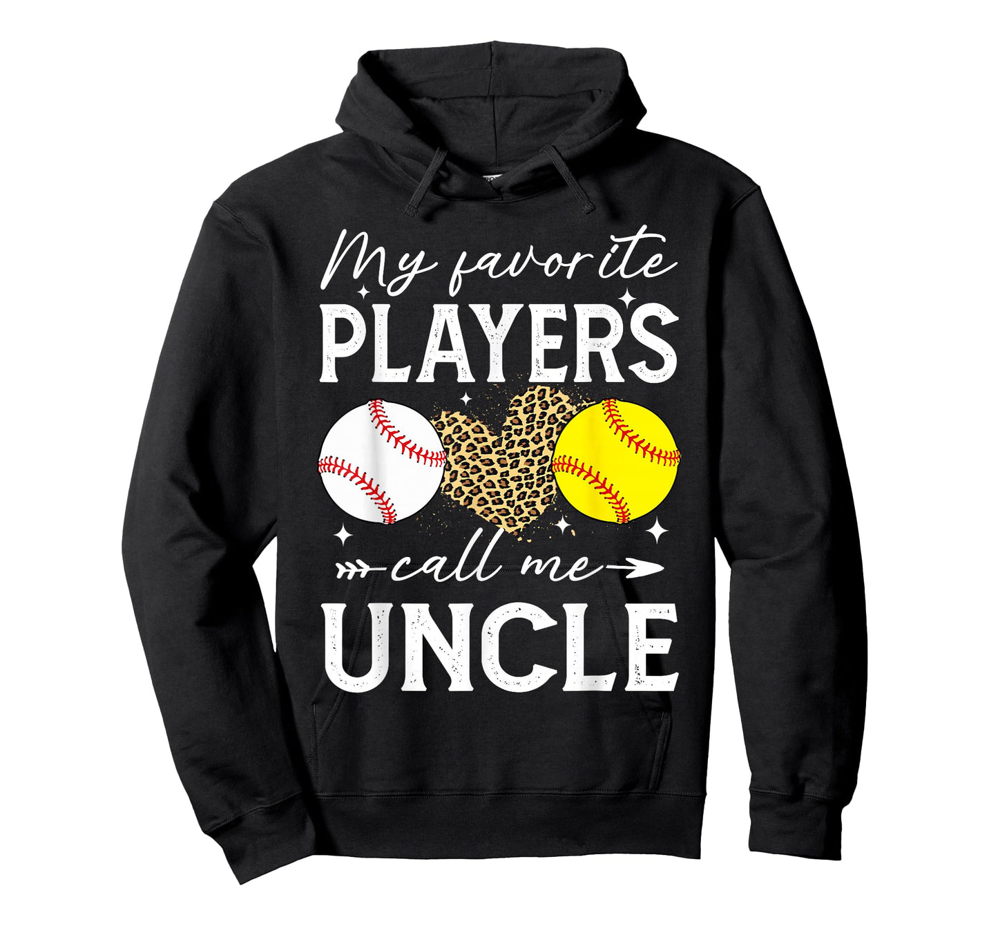My Favorite Players Call Me Uncle Baseball Softball T-Shirt