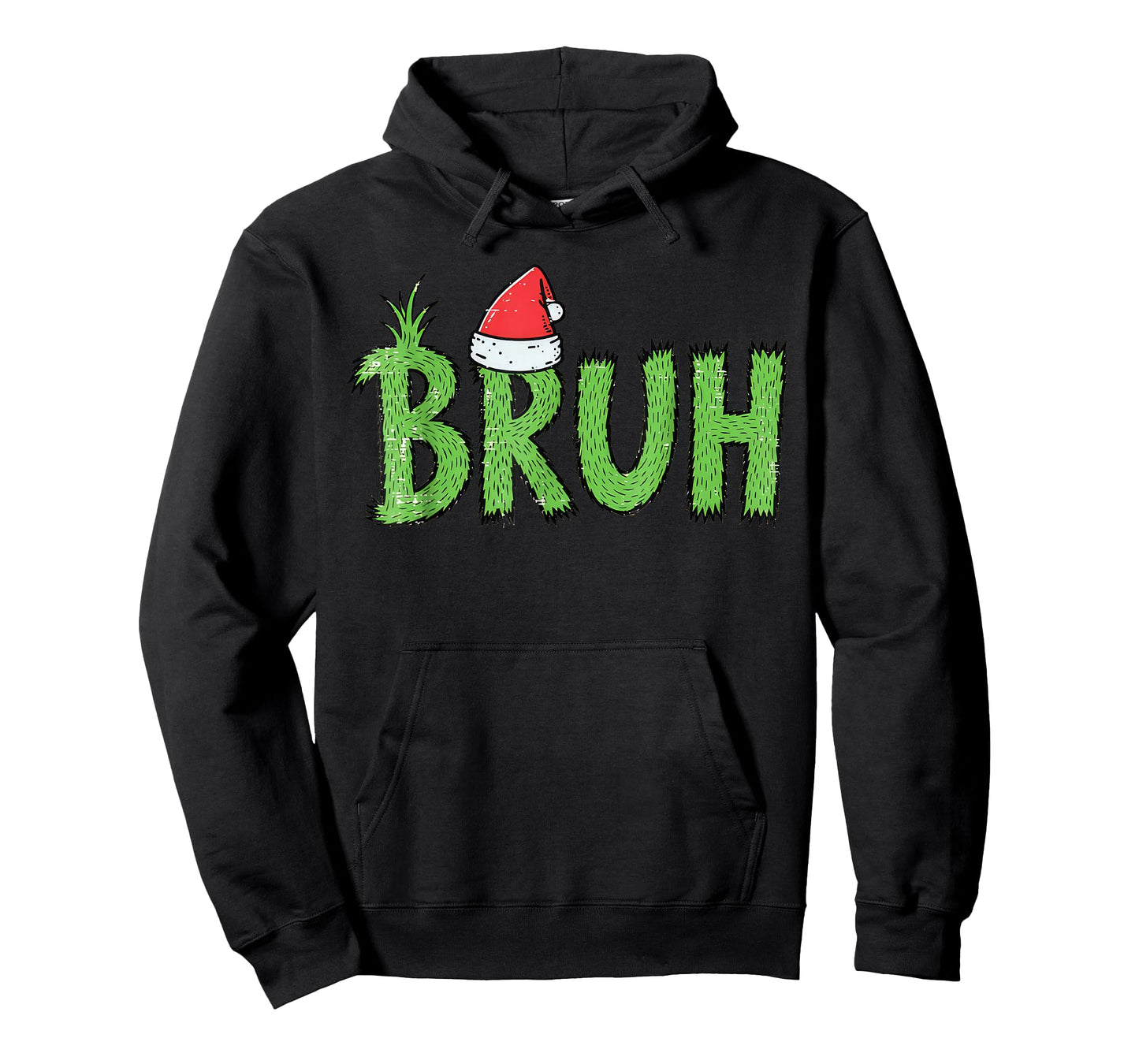 Christmas Bruh Santa Hat Funny Xmas Meme Humor Men Women Kid T-Shirt