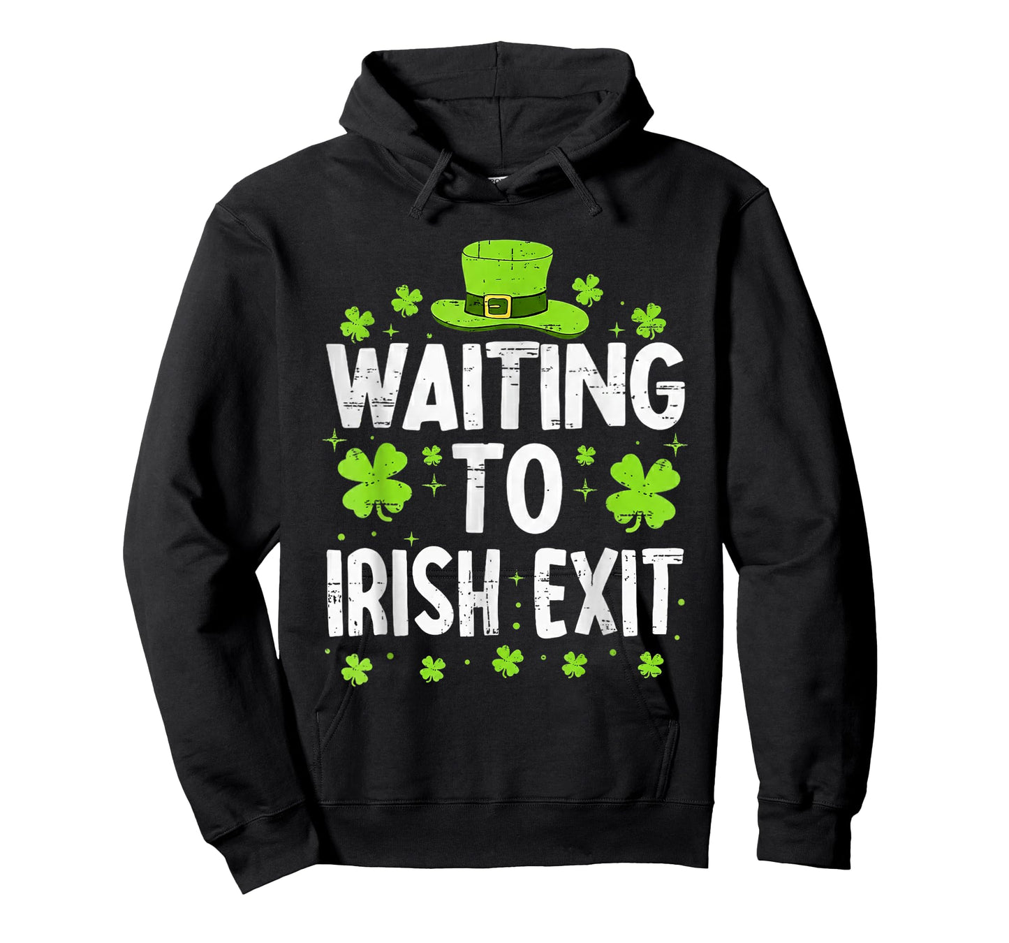 Funny Waiting to Irish Exit St Patrick’s Day Humor Joke T-Shirt