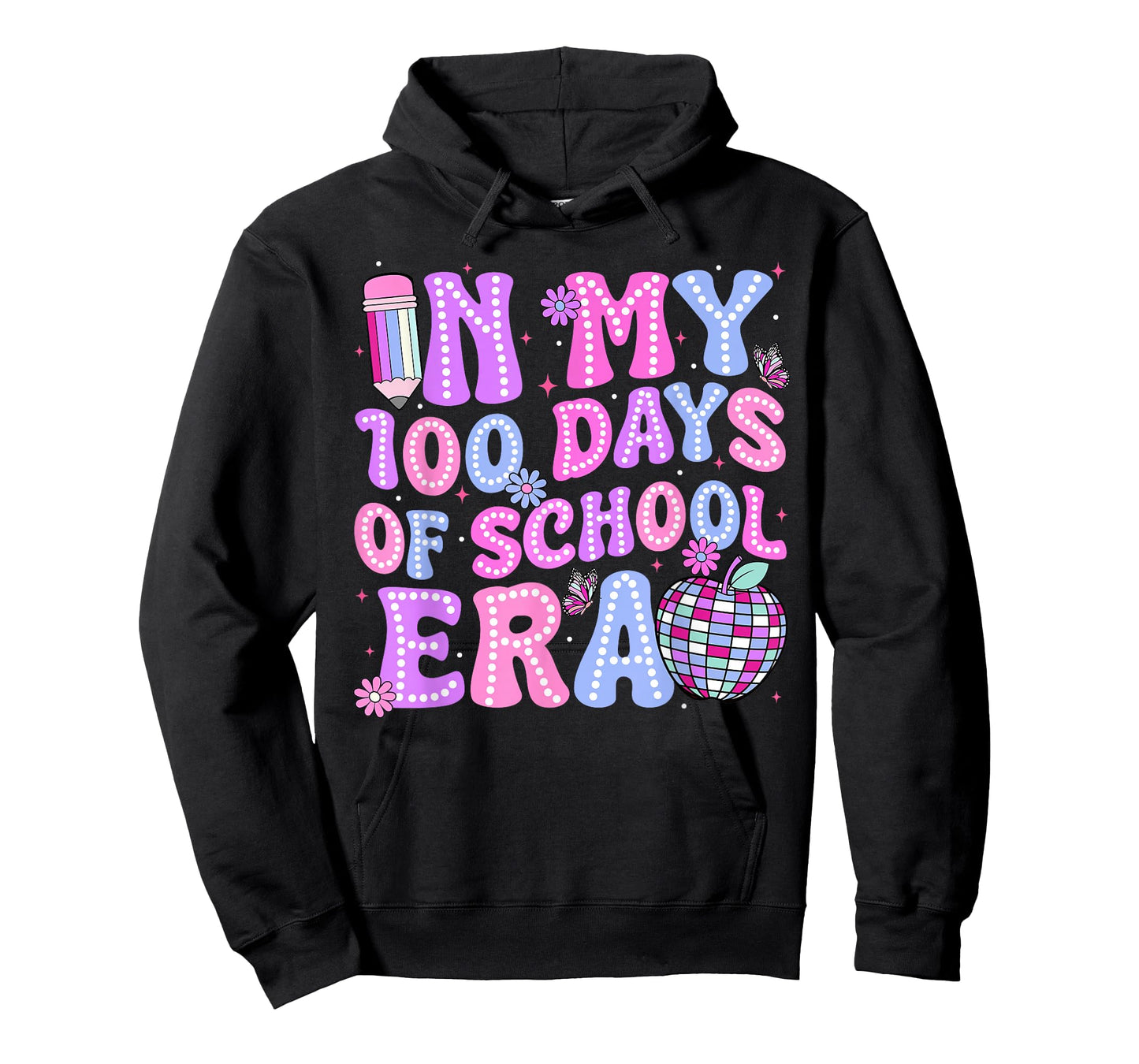 in My 100 Days of School Era Retro Disco 100th Day of School T-Shirt