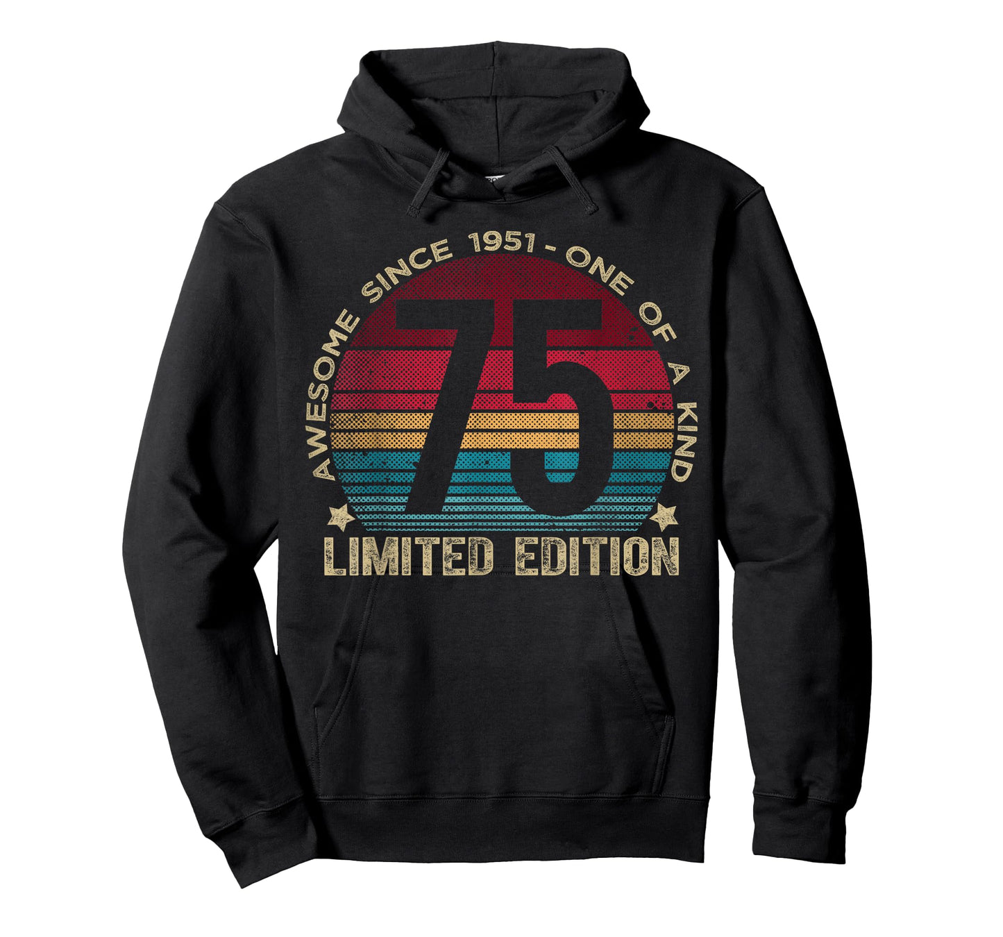 75 Year Old Gifts Vintage 1951 Limited Edition 75th Birthday T-Shirt