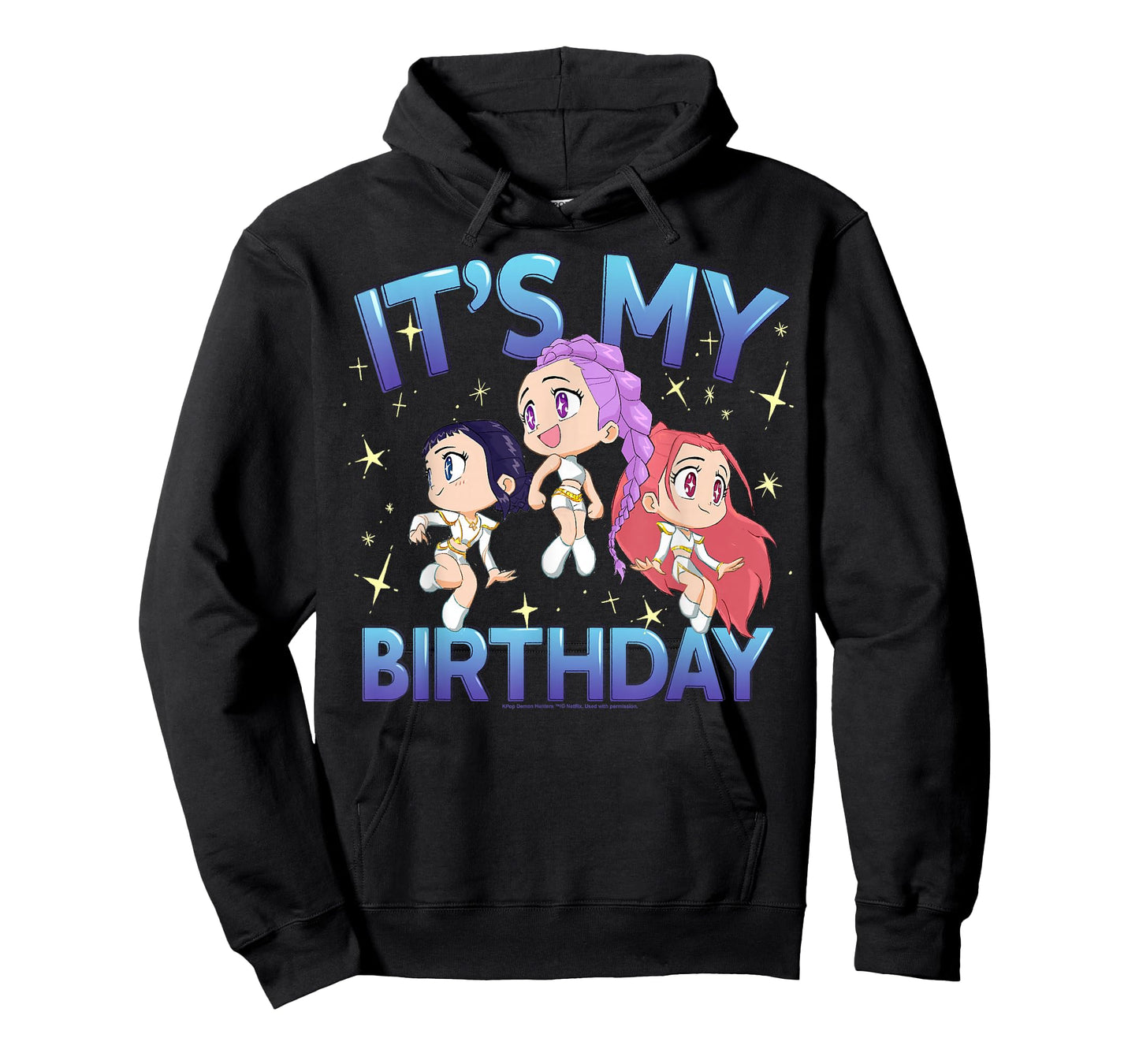 Kpop Demon Hunters It's My Birthday Cute Chibi Group Shot T-Shirt