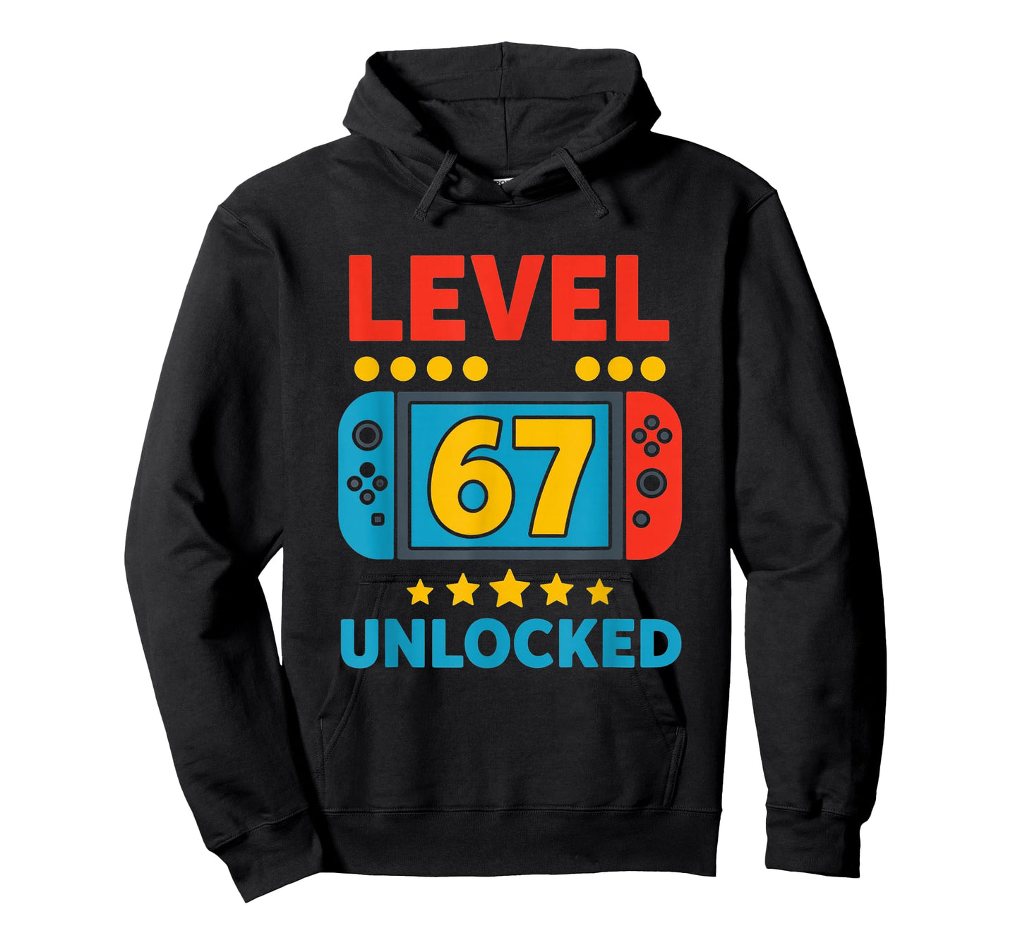 Level 67 Unlocked, Gamer Birthday Boys Gifts for Boys 6 7 T-Shirt