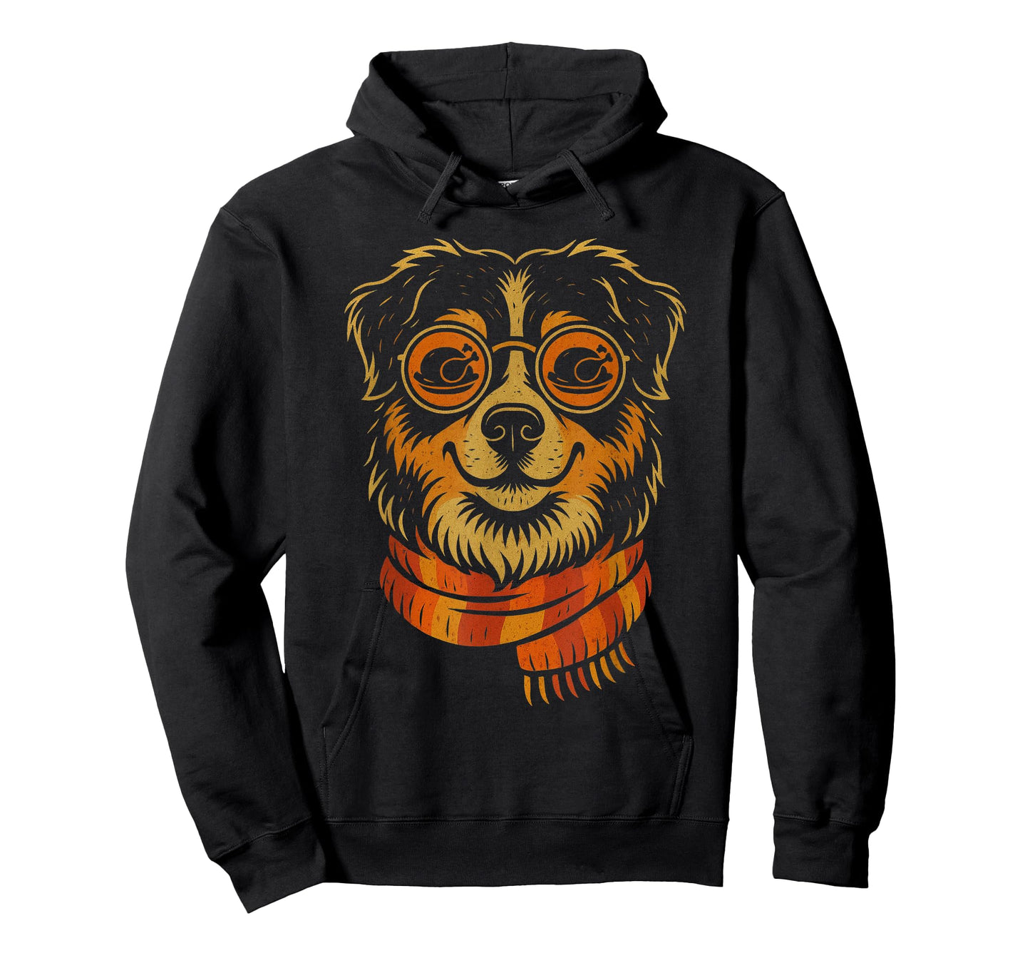 Funny Australian Shepherd Thanksgiving Dog Turkey Glasses T-Shirt