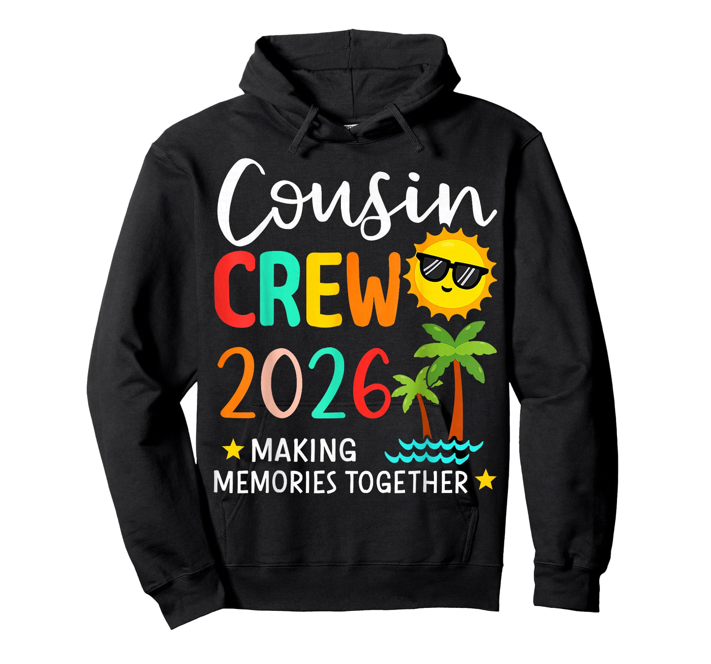 Cousin Crew 2026 Summer Vacation Beach Family Trip Matching T-Shirt