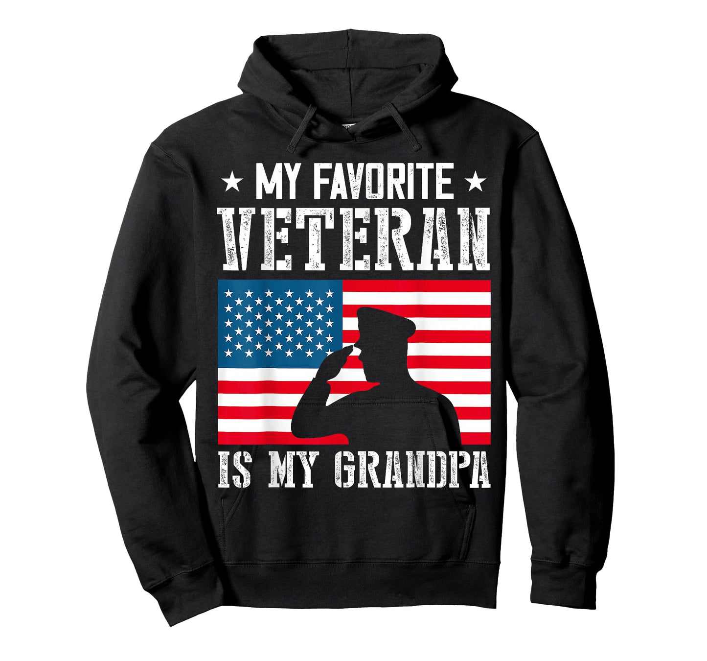 My Favorite Veteran is My Grandpa Veterans Day Thank You T-Shirt